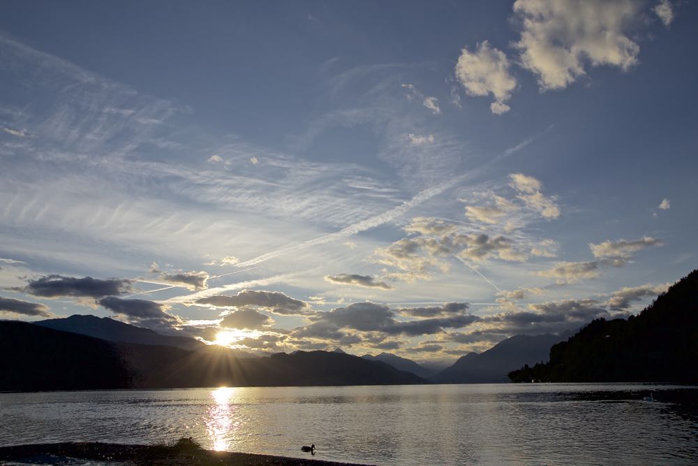 Milstattersee at sunset