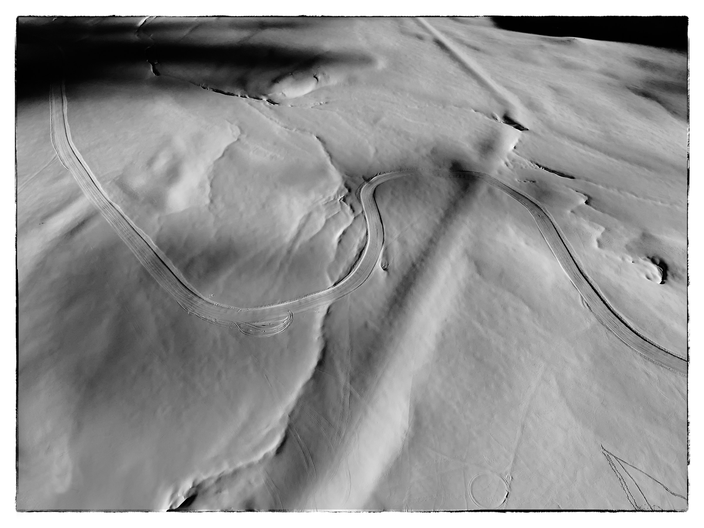 Disegnare con la neve