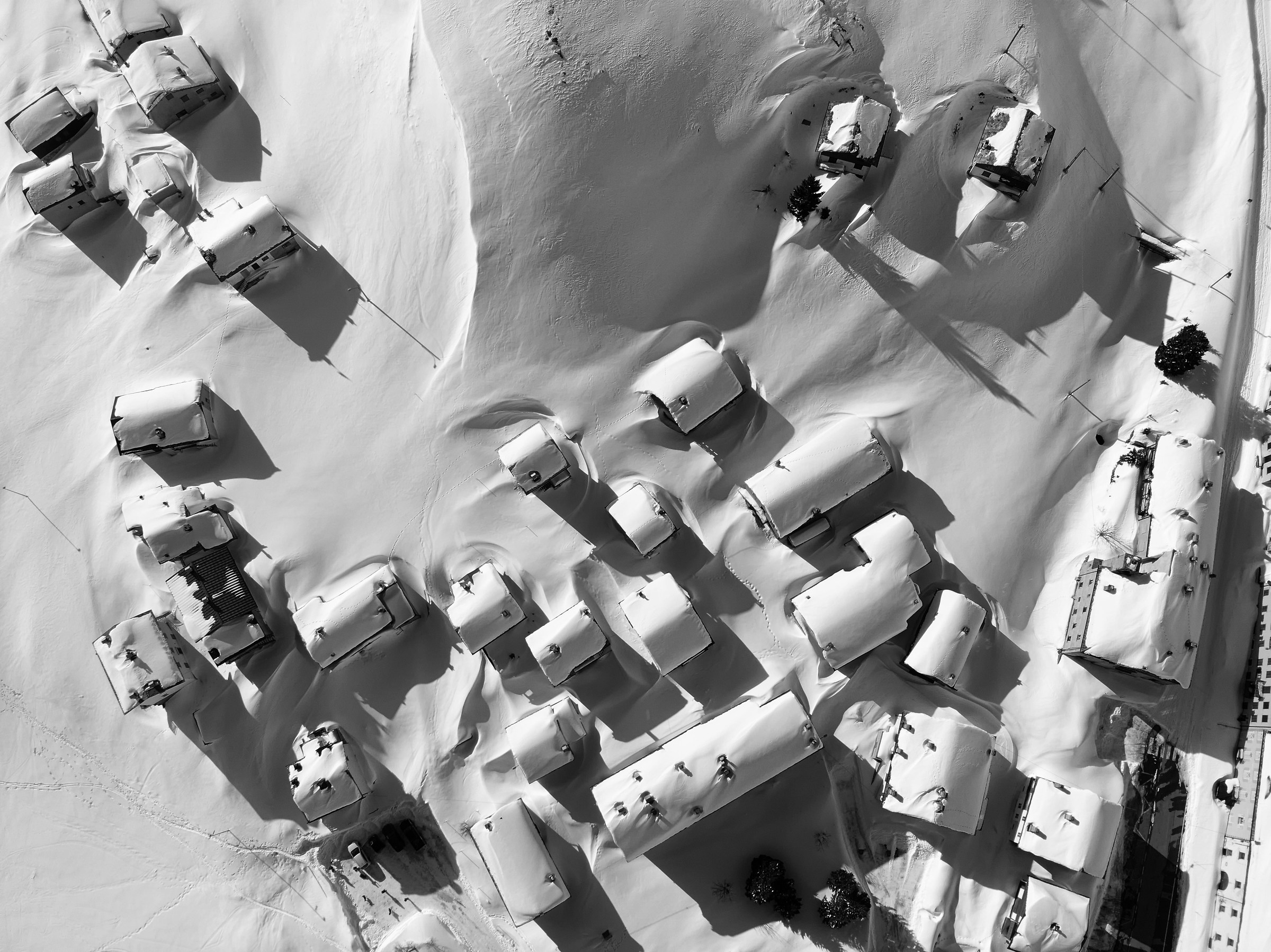 Disegnare con la neve