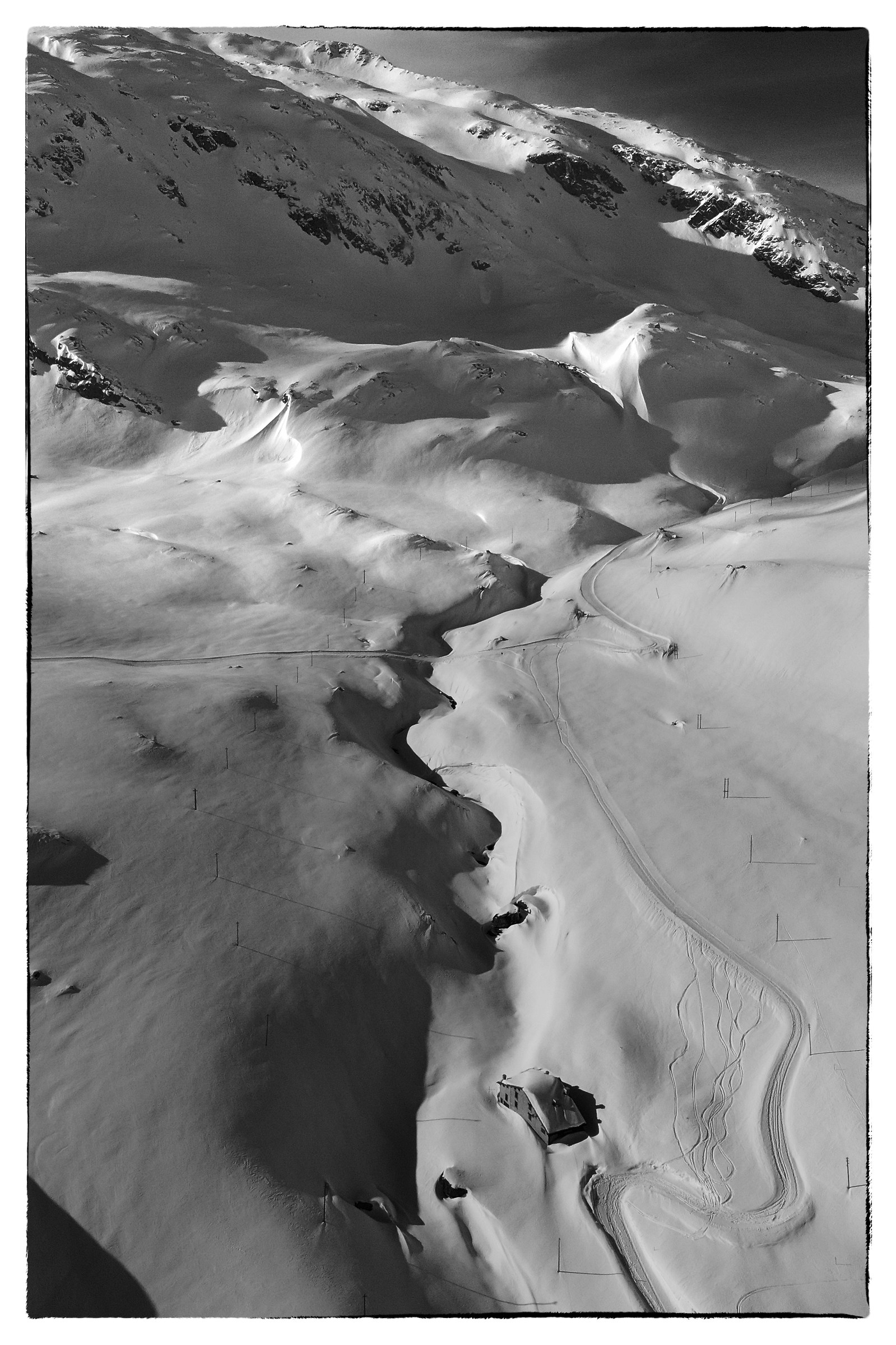 La casetta nella neve