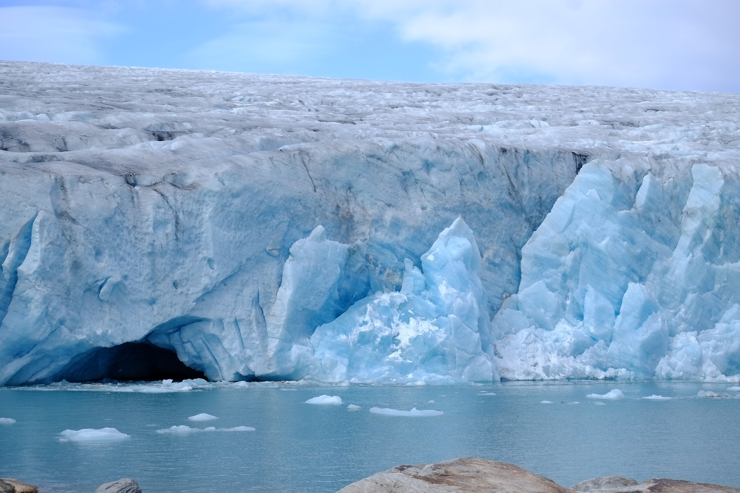Ice cave,Jostedalsbreen glacier,Norway.