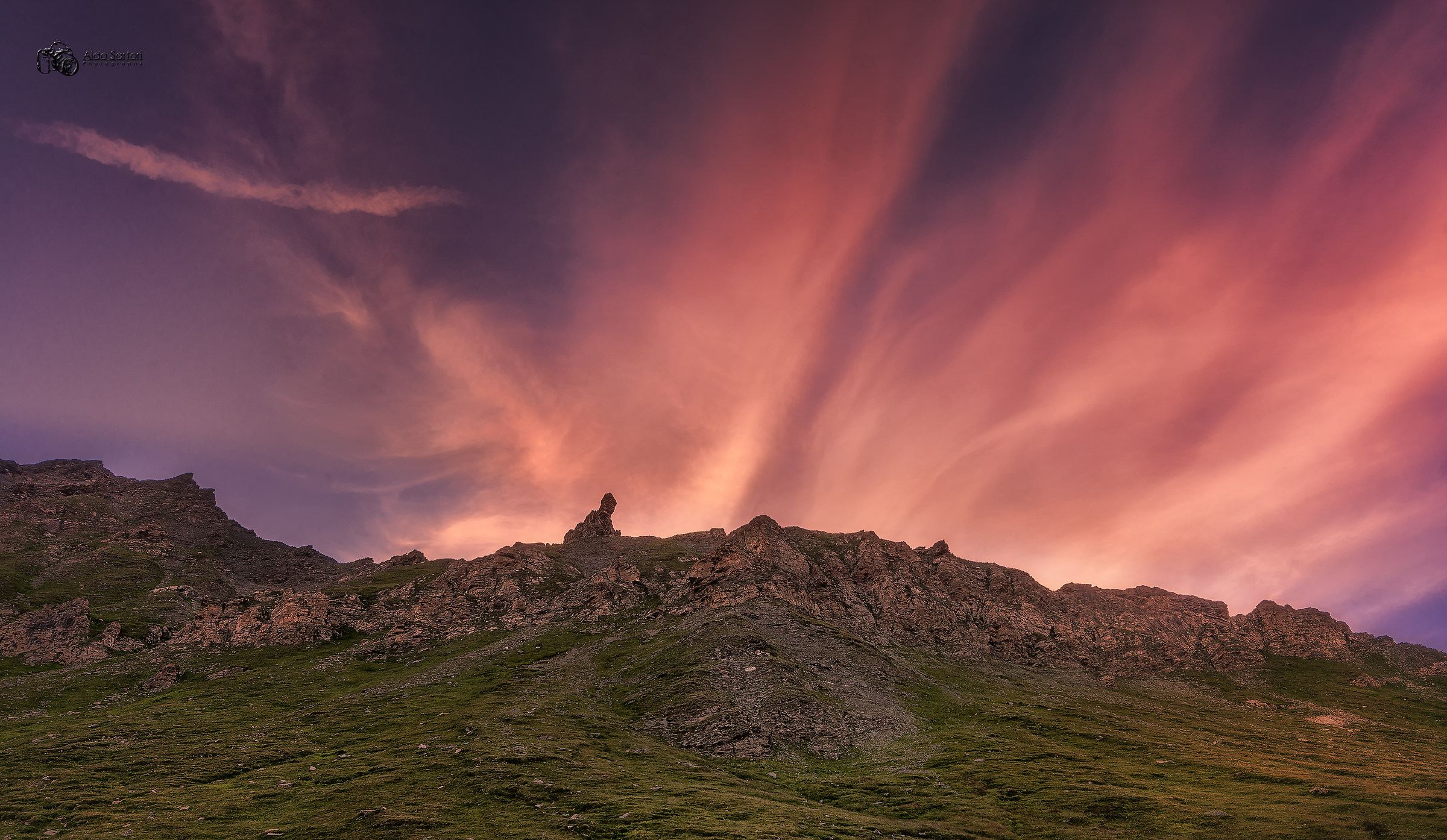 Tramonto al Colle dell'Agnello