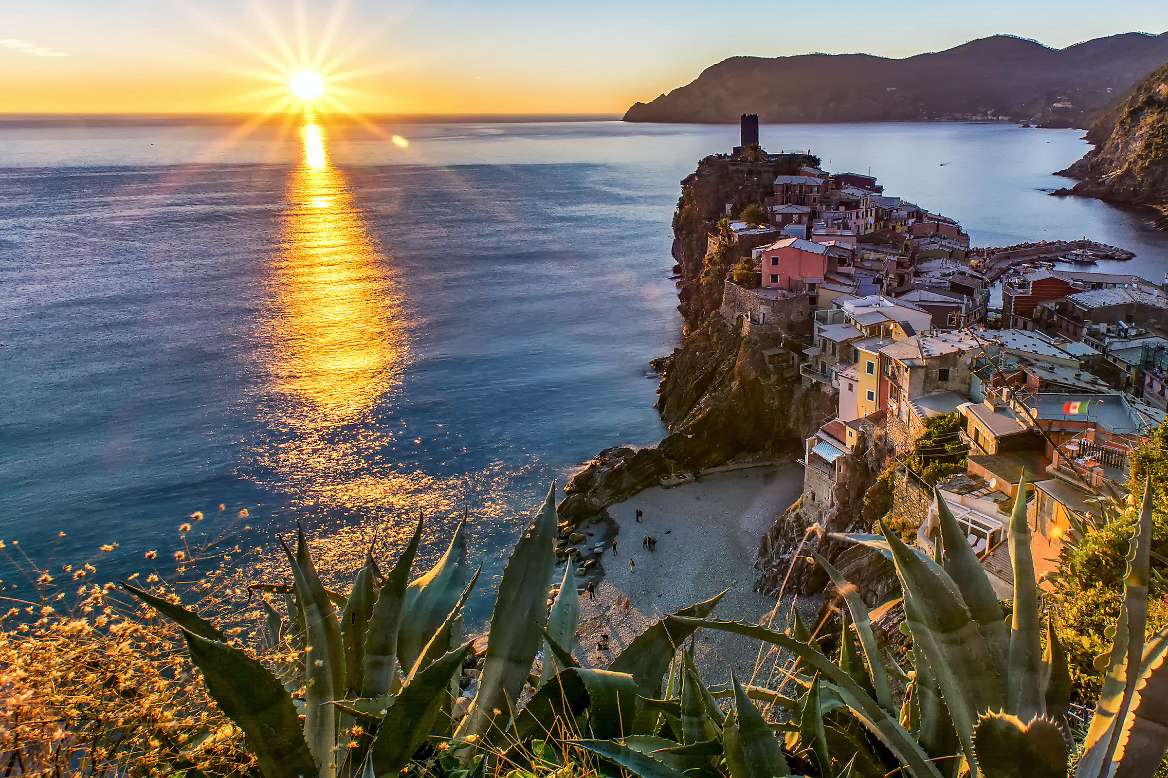 Tramonto a Vernazza