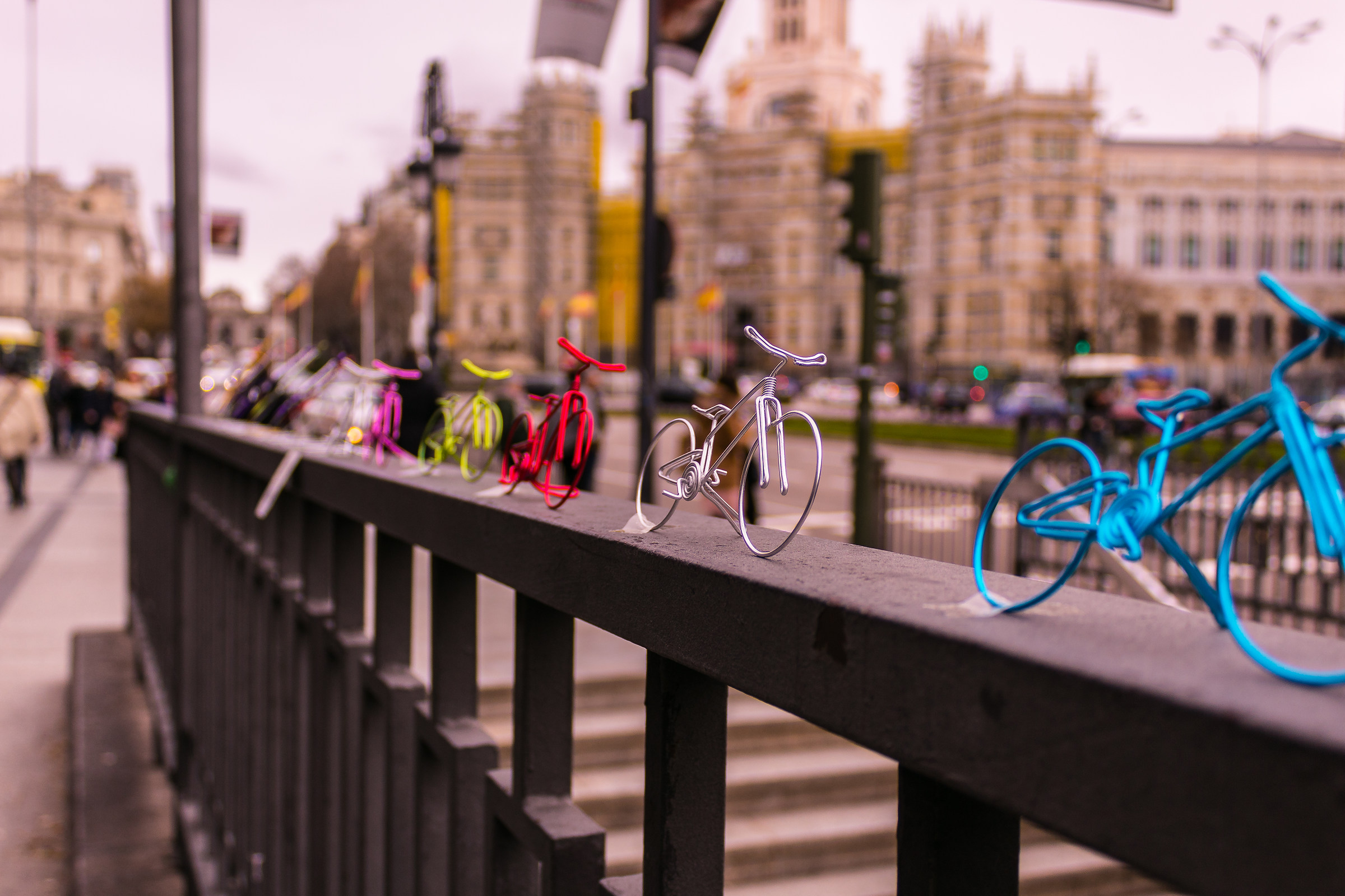 Fantastic bicycles of Madrid