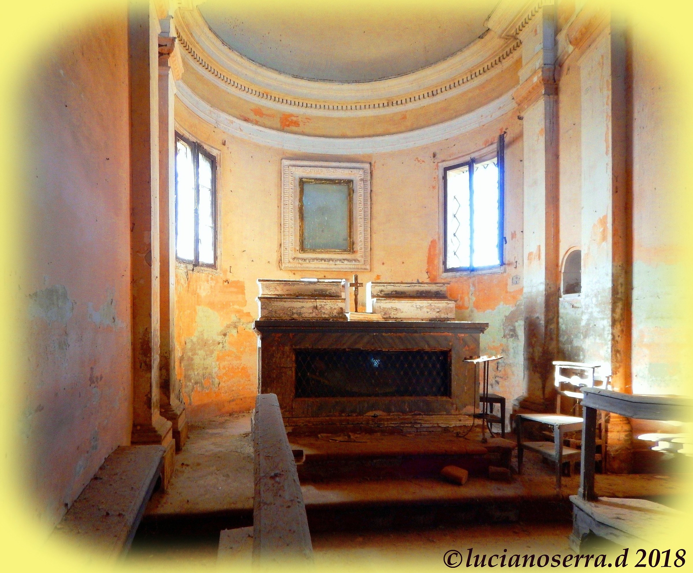 Interno dell'Oratorio della Madonna delle Grazie