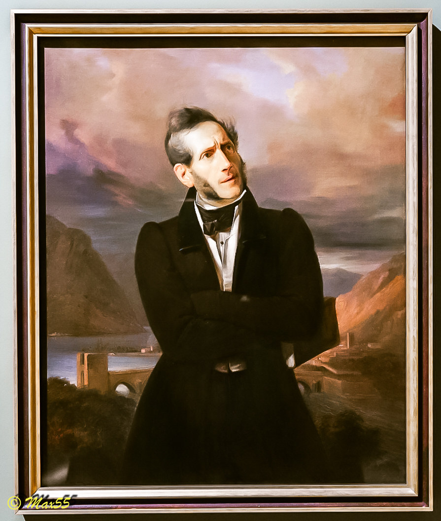 Ritratto di Alessandro Manzoni di Giuseppe Molteni