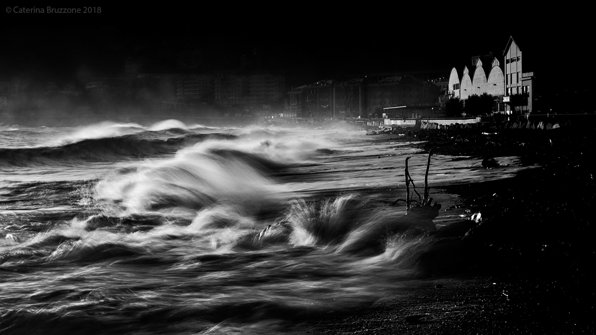 Tempesta al tramonto