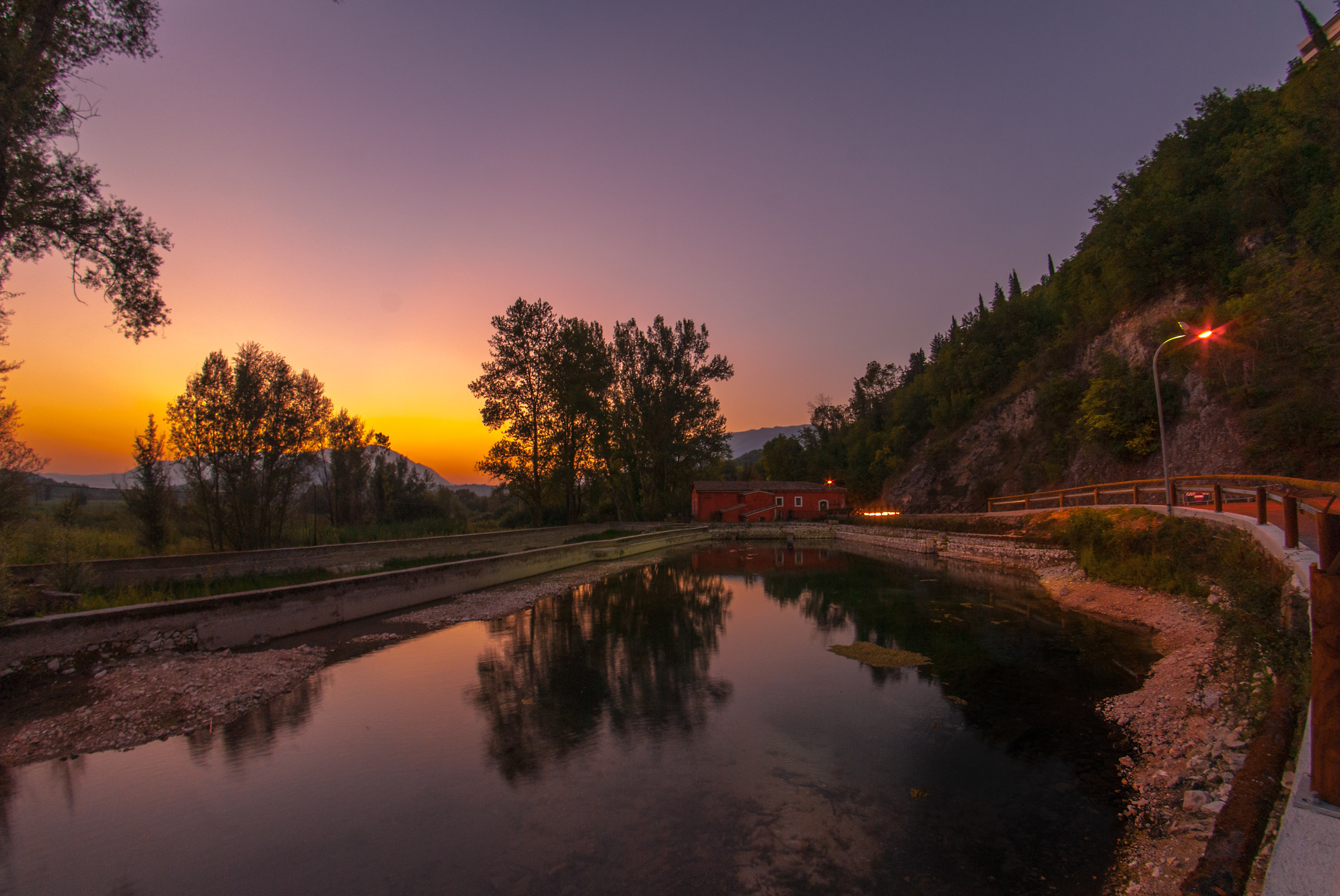 Tramonto sullo specchio