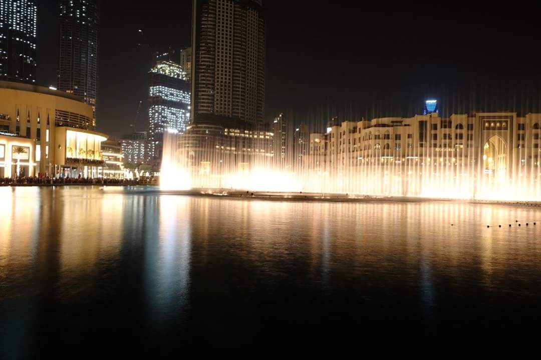 Dancing fountains Dubai