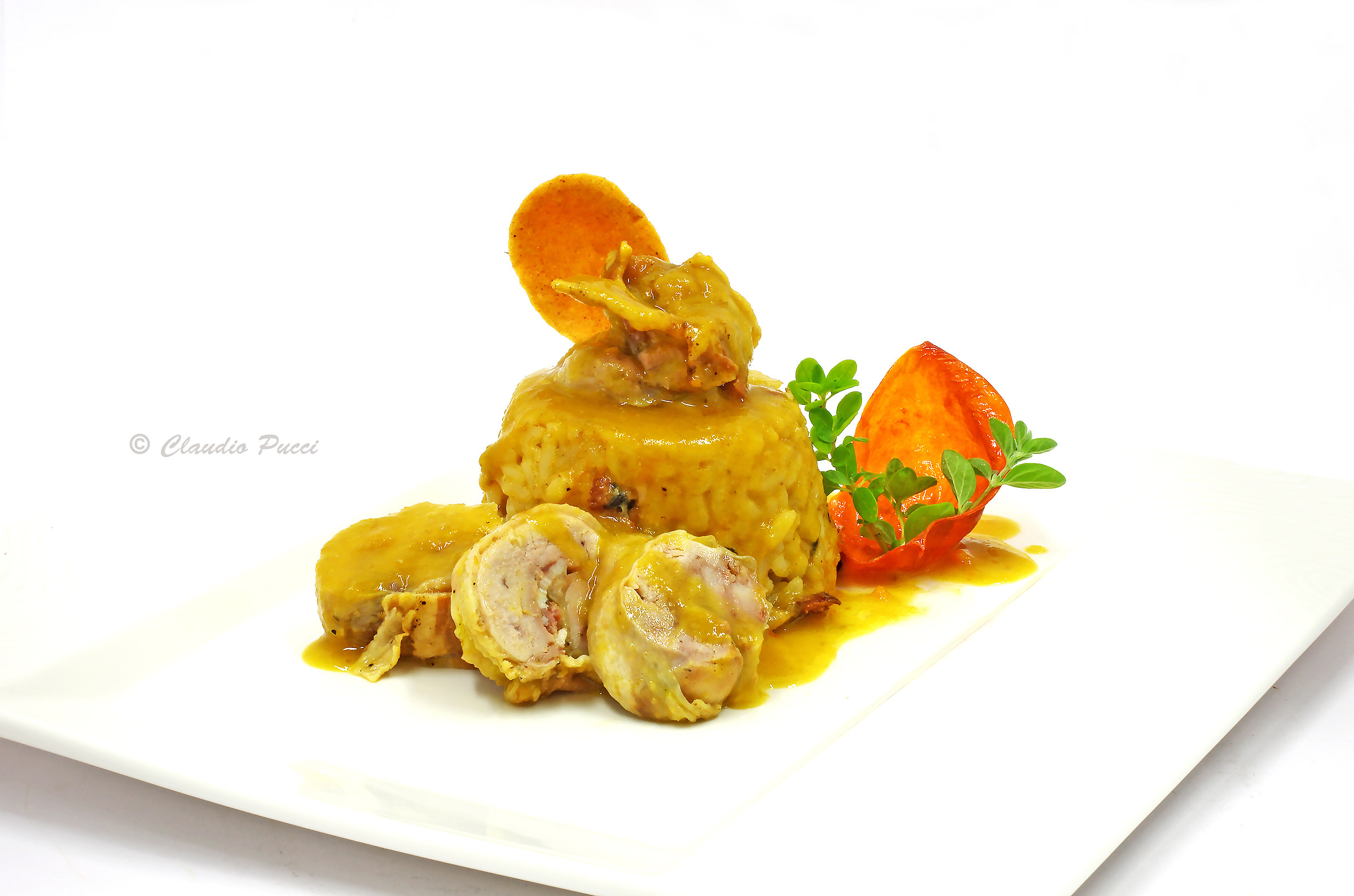 Timballo di riso alla quaglia