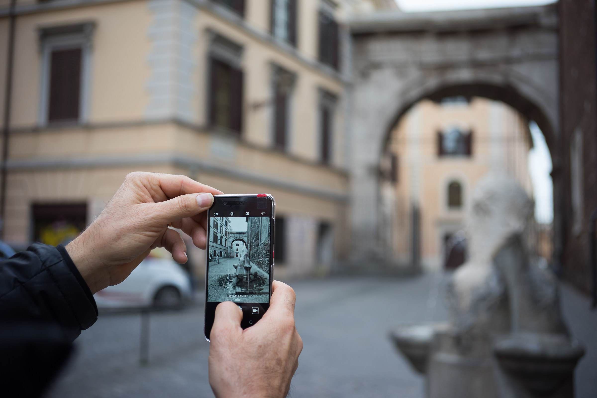 Roma sfocata. L'arco di Gallieno