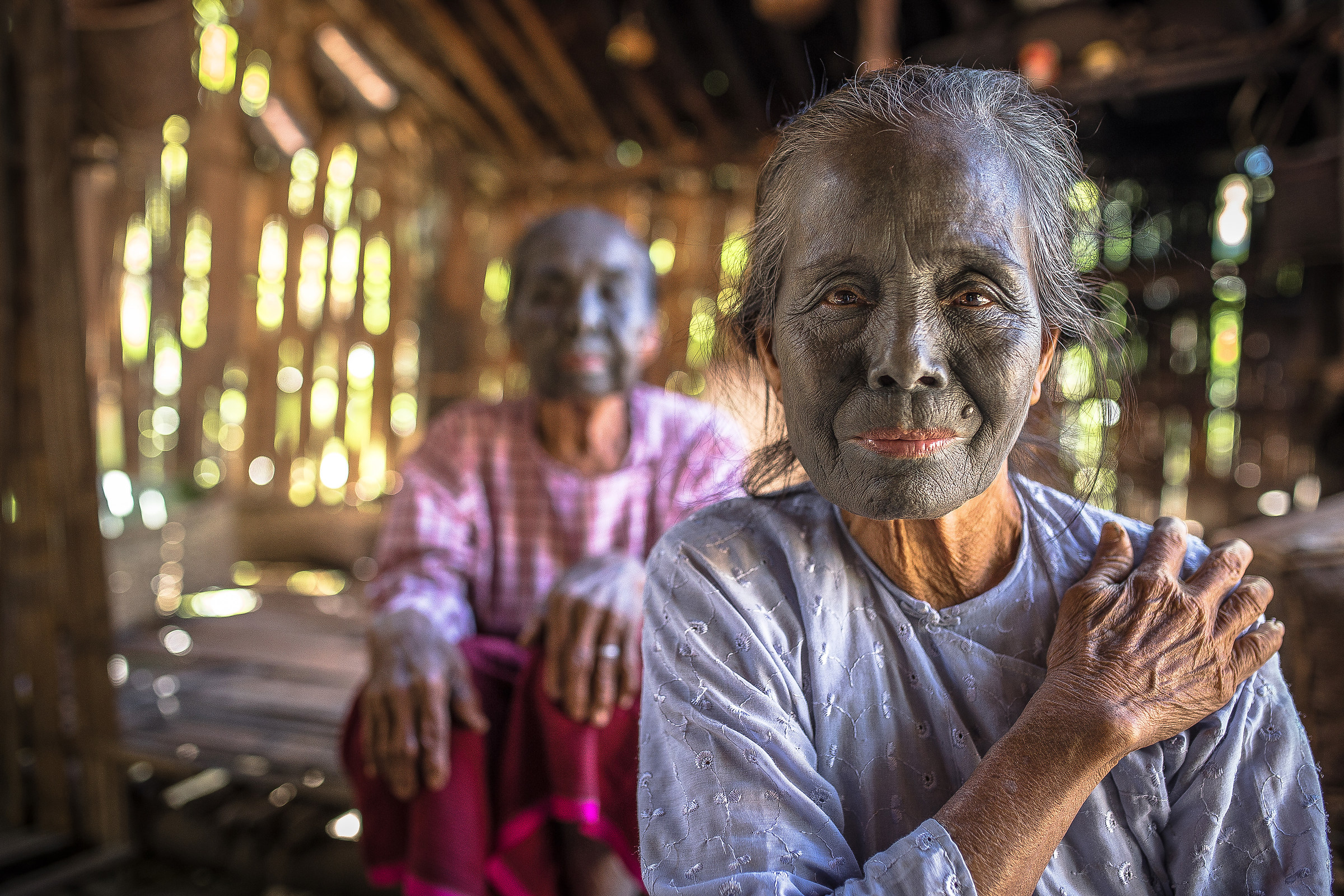 Myanmar, women of the Uppu tribe