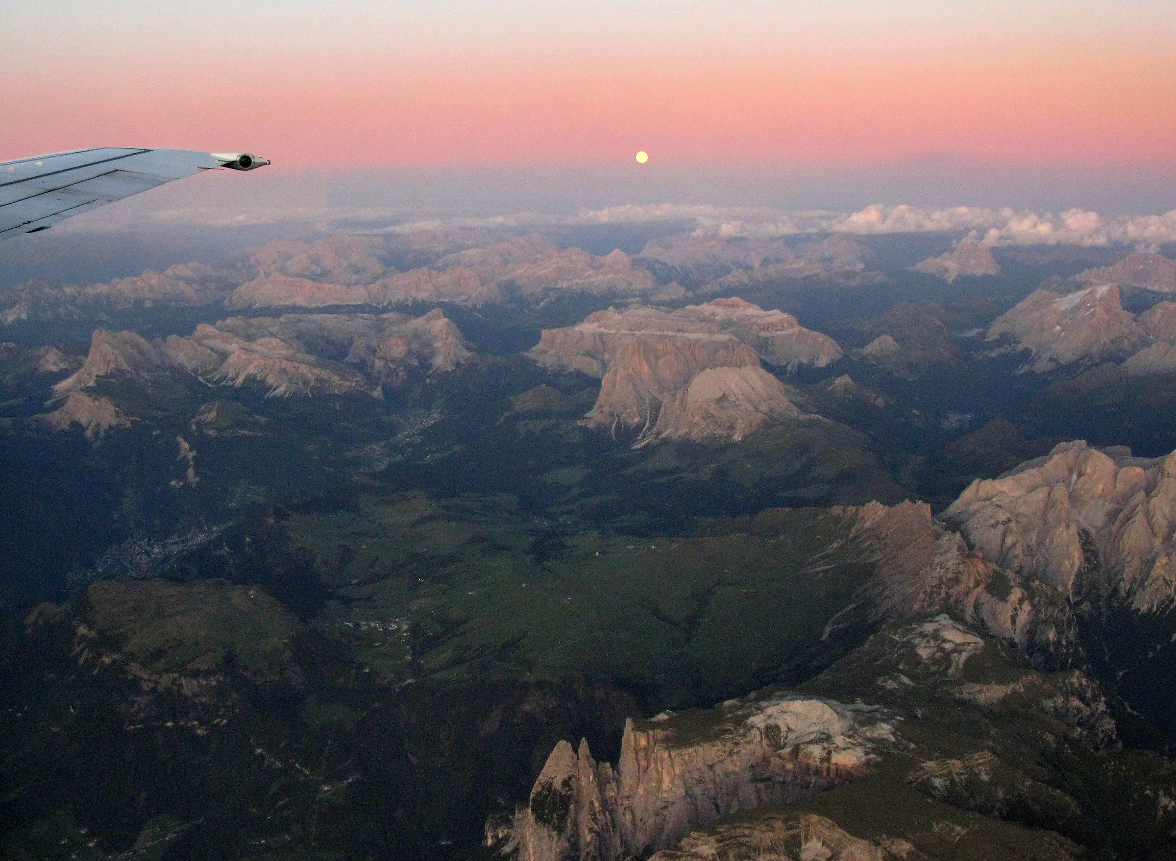 From the airplane window