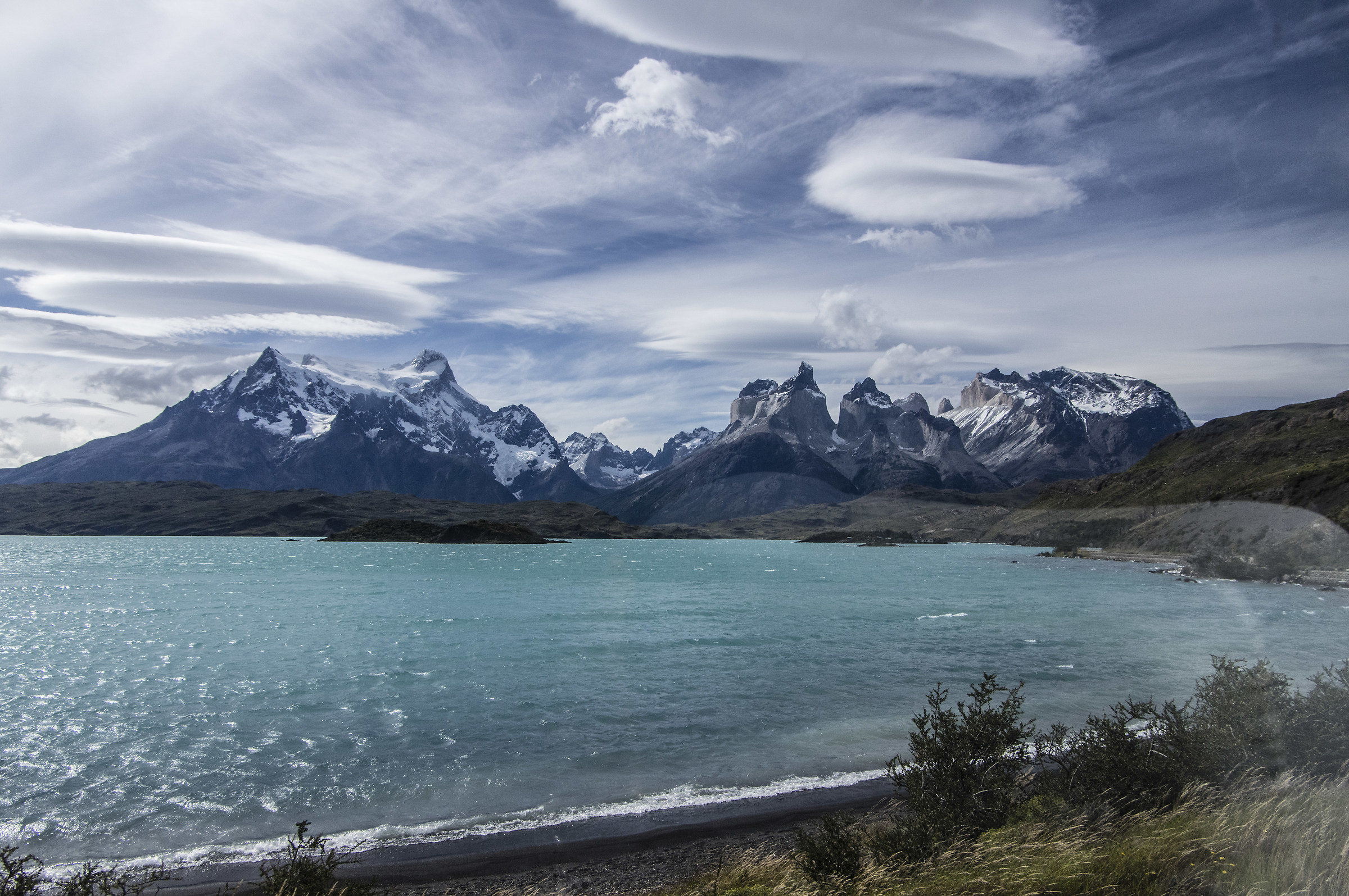 dal pulman , perdonate il vetro adestra