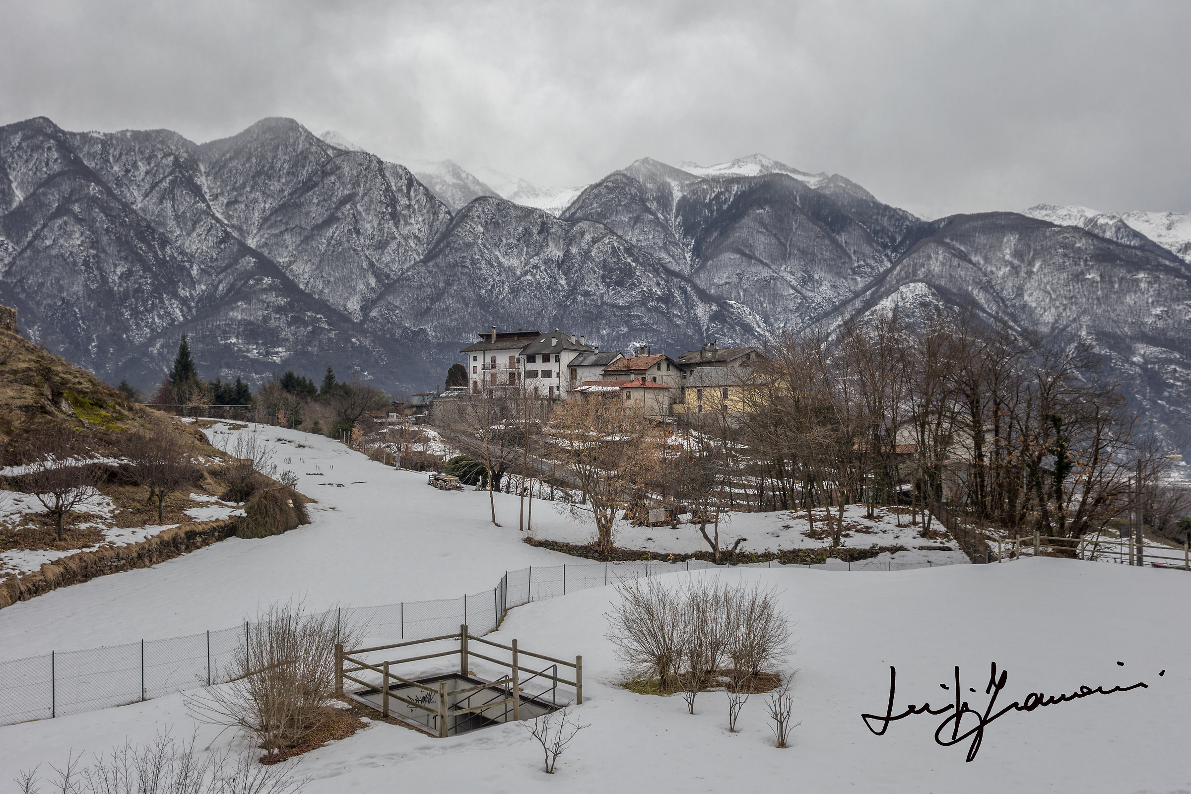 Winter above Domodossola