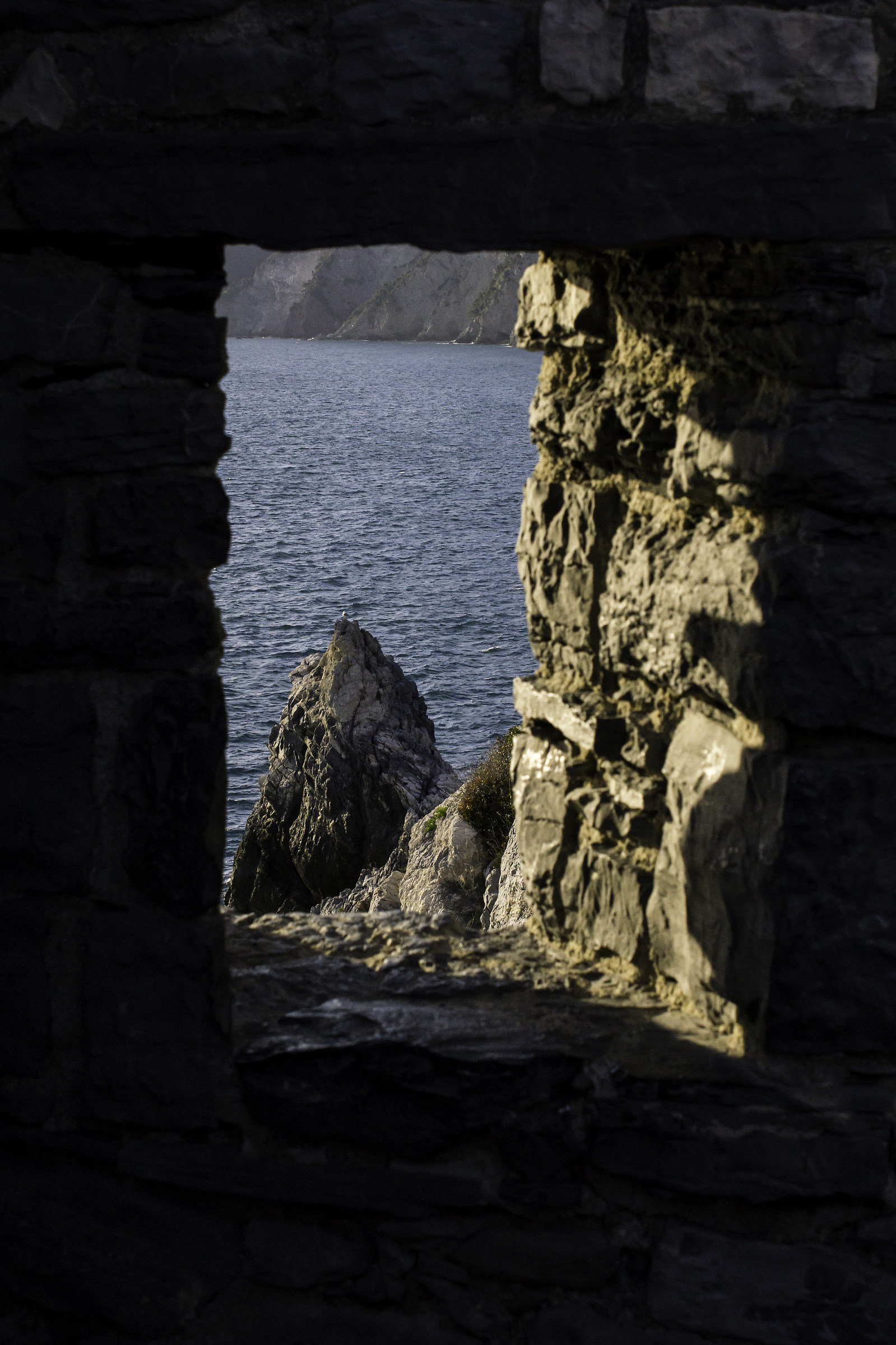 A window on the sea Port Venere (sp)
