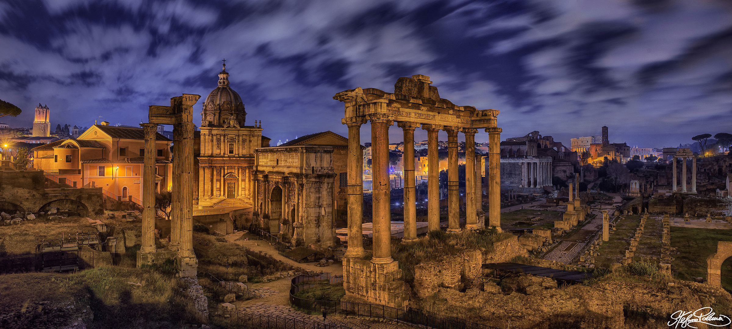 the holes and the night