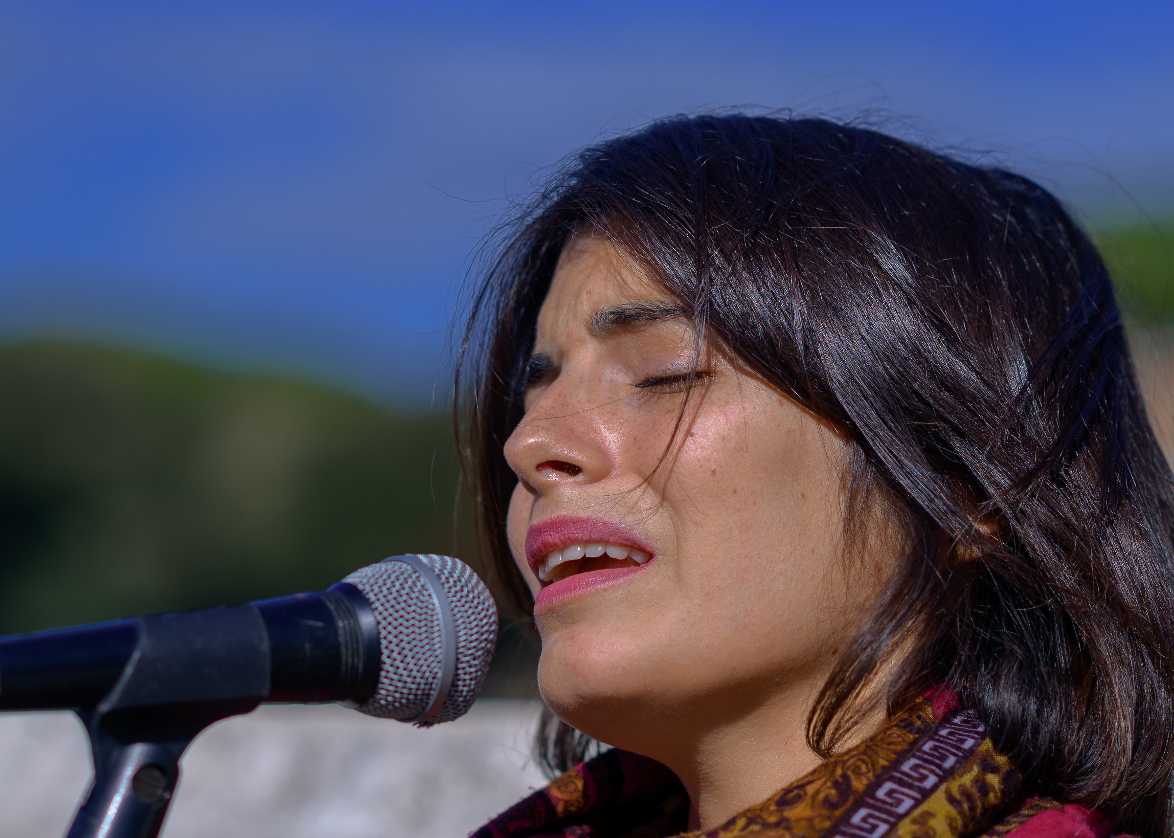 Malena,deliziosa cantante argentina a Roma