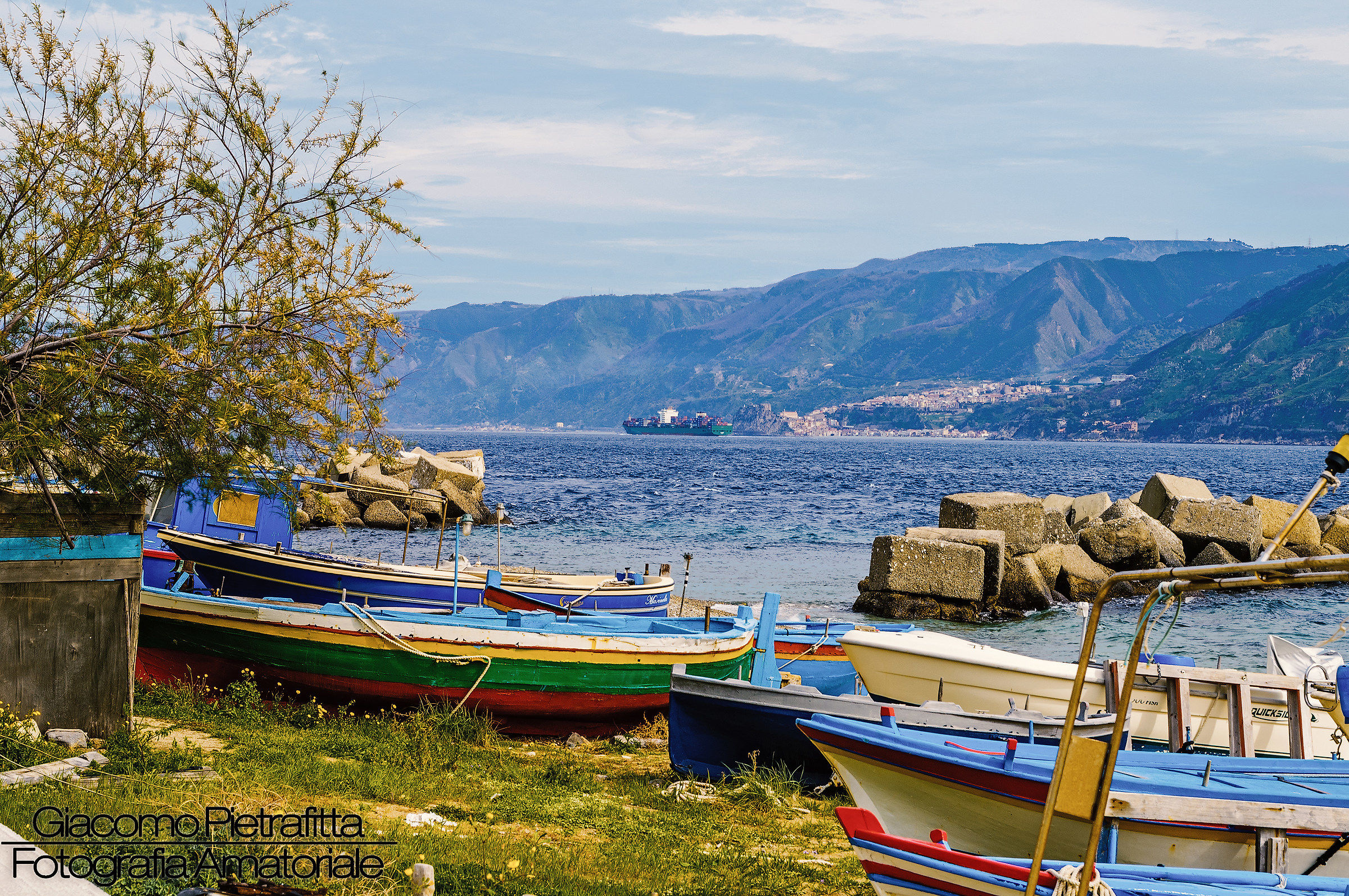 Reggio calabria seen from Torre Faro