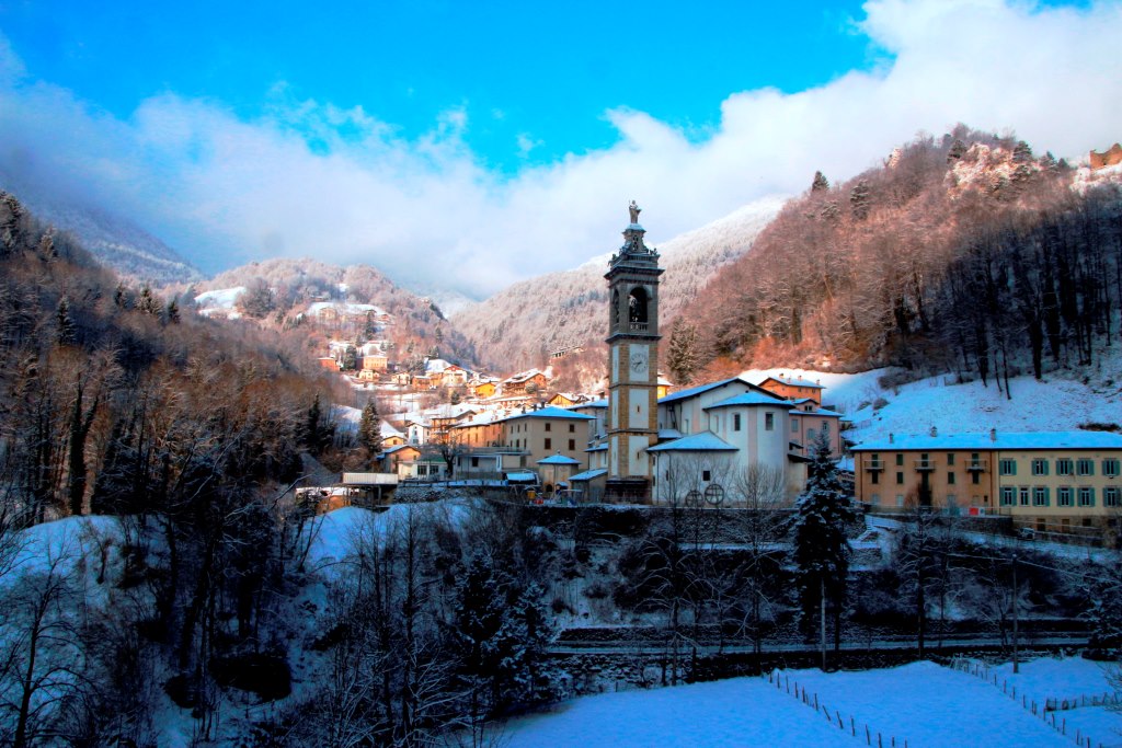 Averara after the snowfall