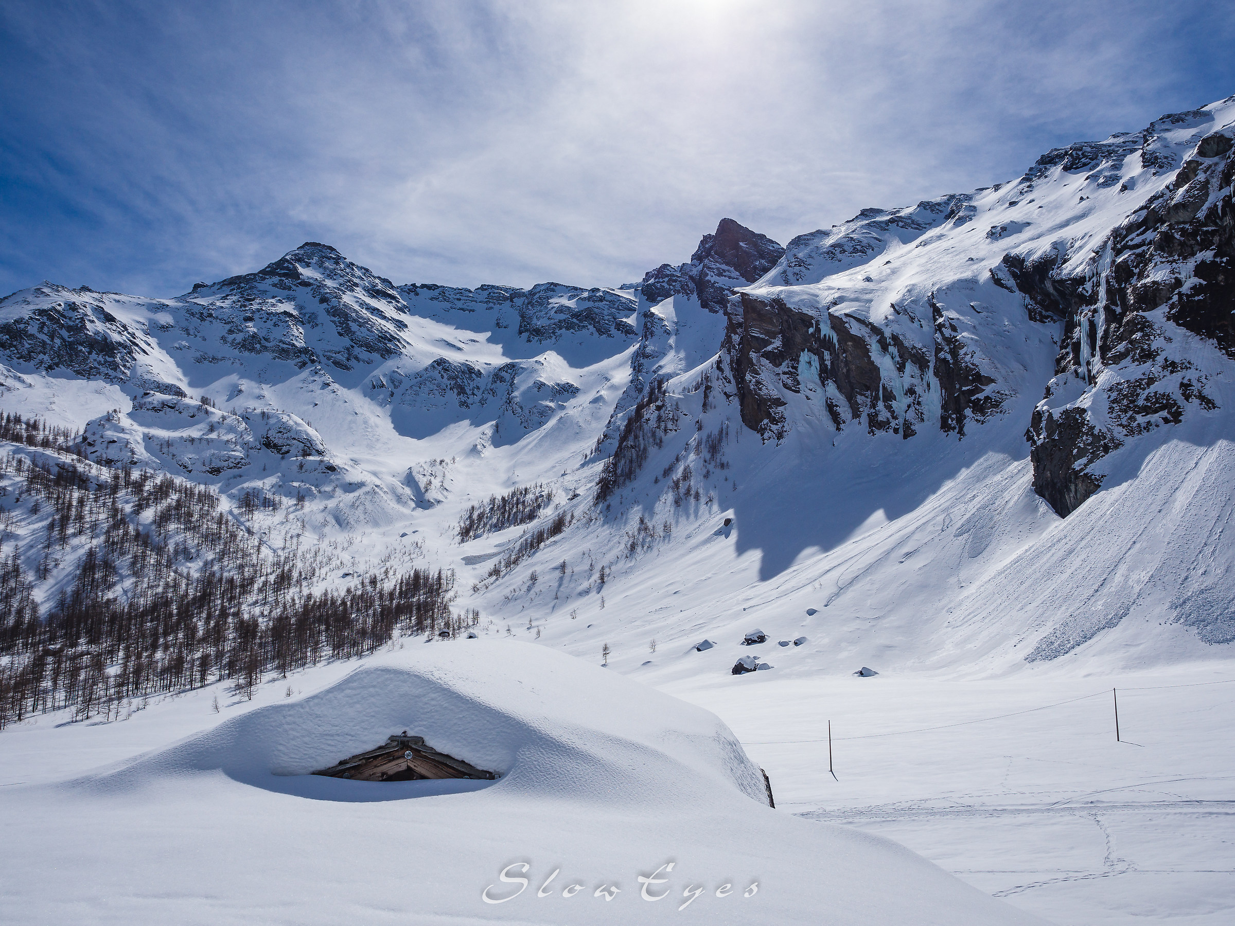 L'inverno a Pian della Mussa
