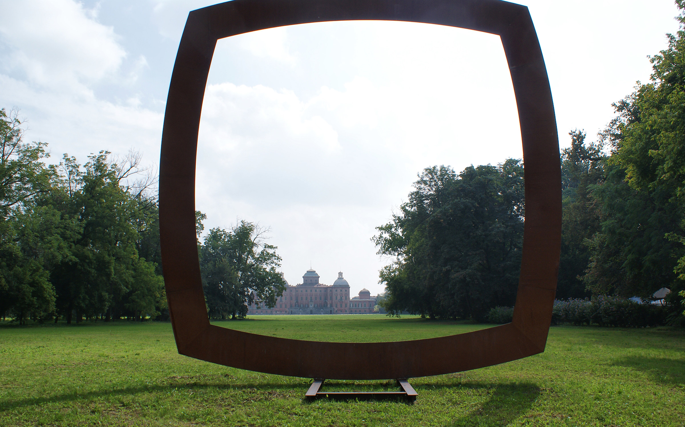 Castello di Racconigi, installazione "cannocchiale&quot...