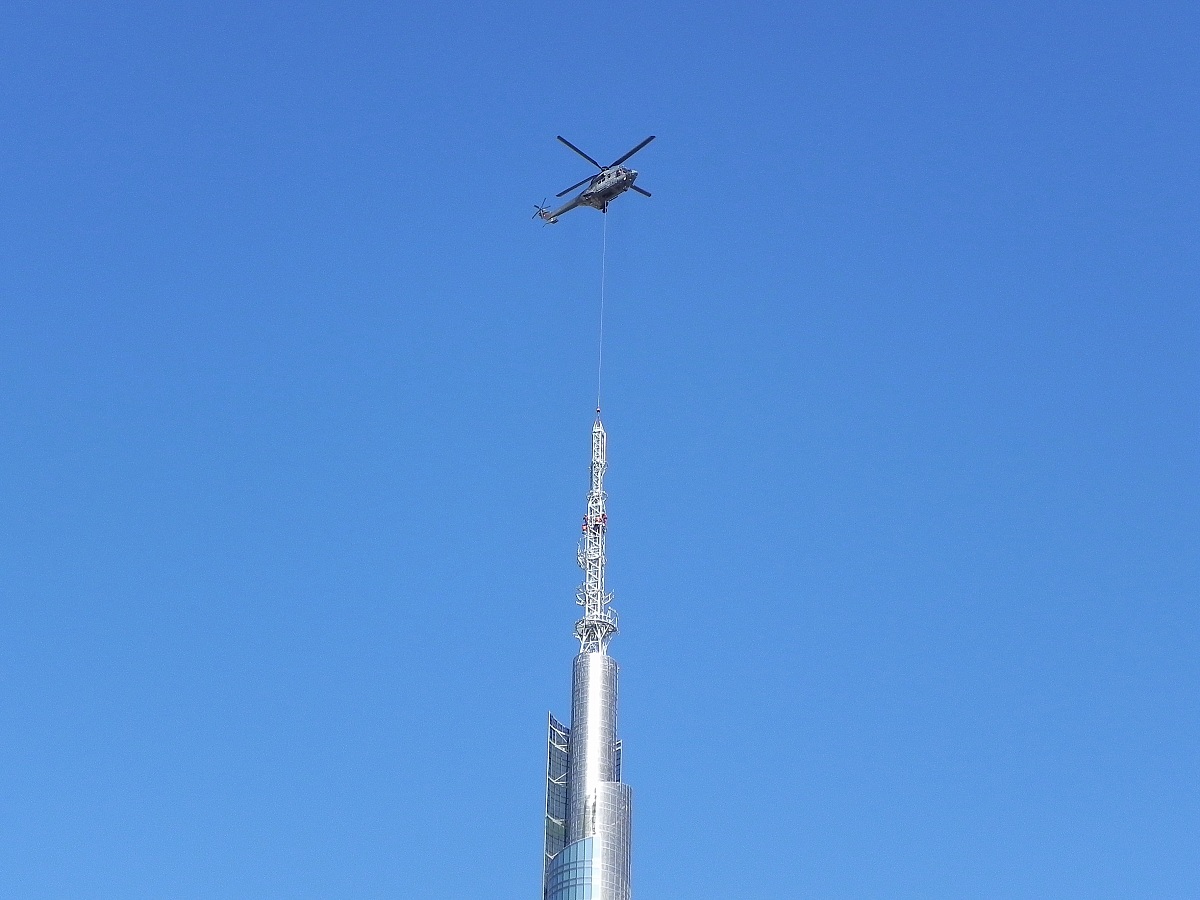 The antenna highest in Milan