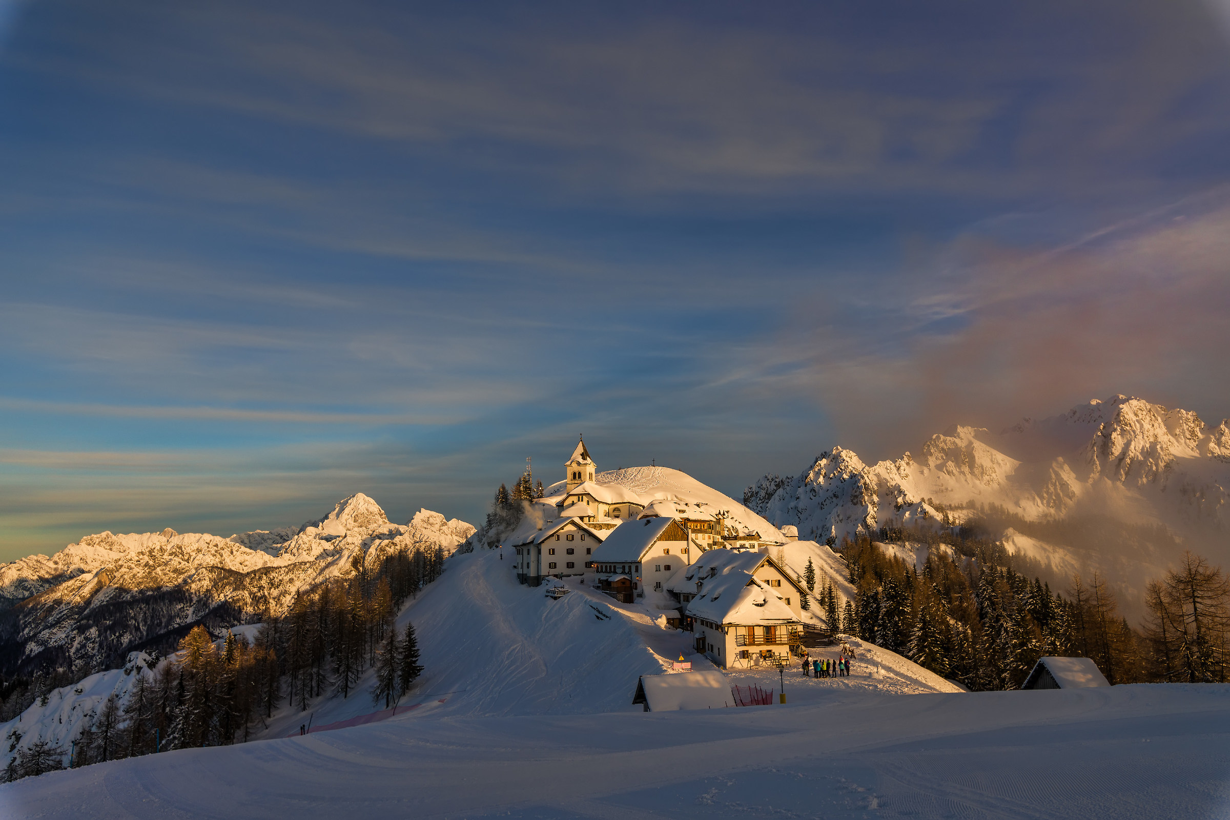 Ultimo sole al M.te Lussari