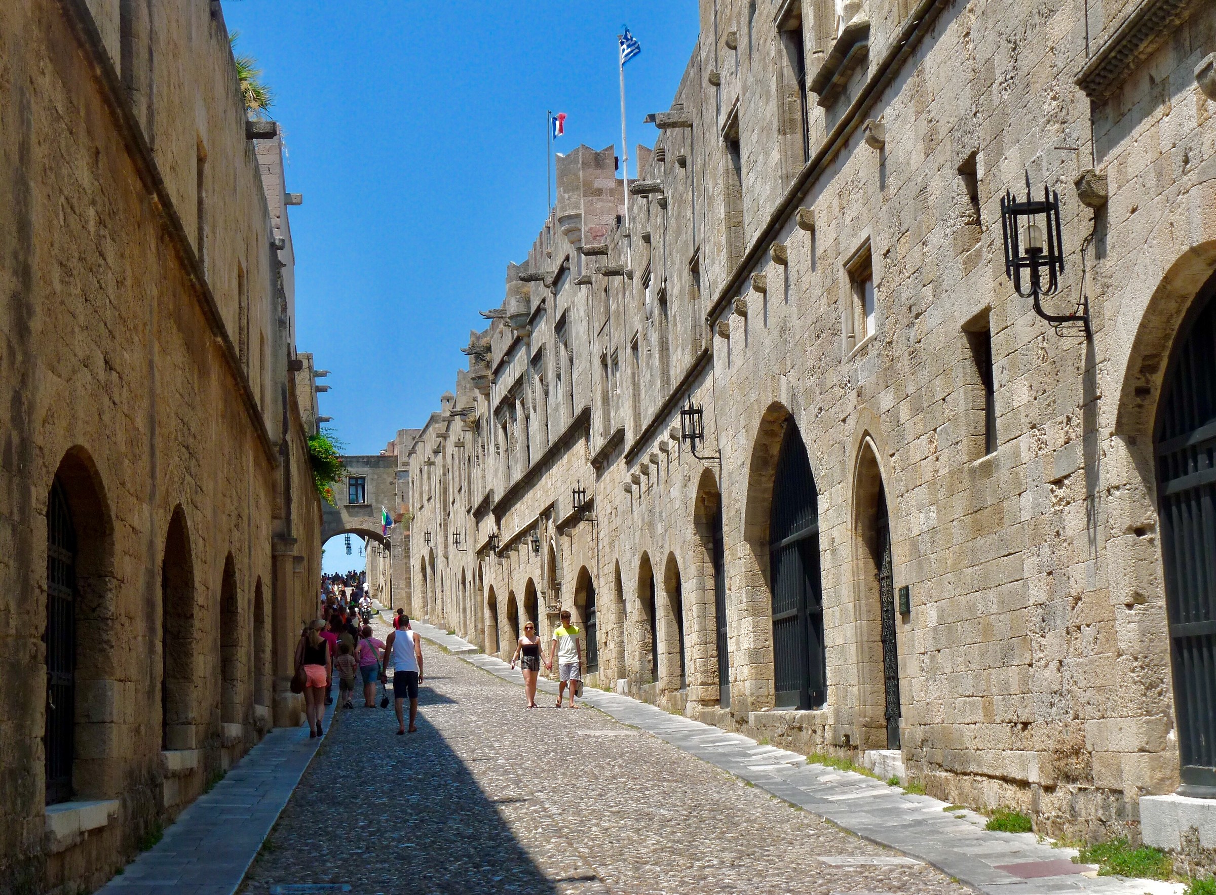 Rhodes. Via dei Cavalieri.