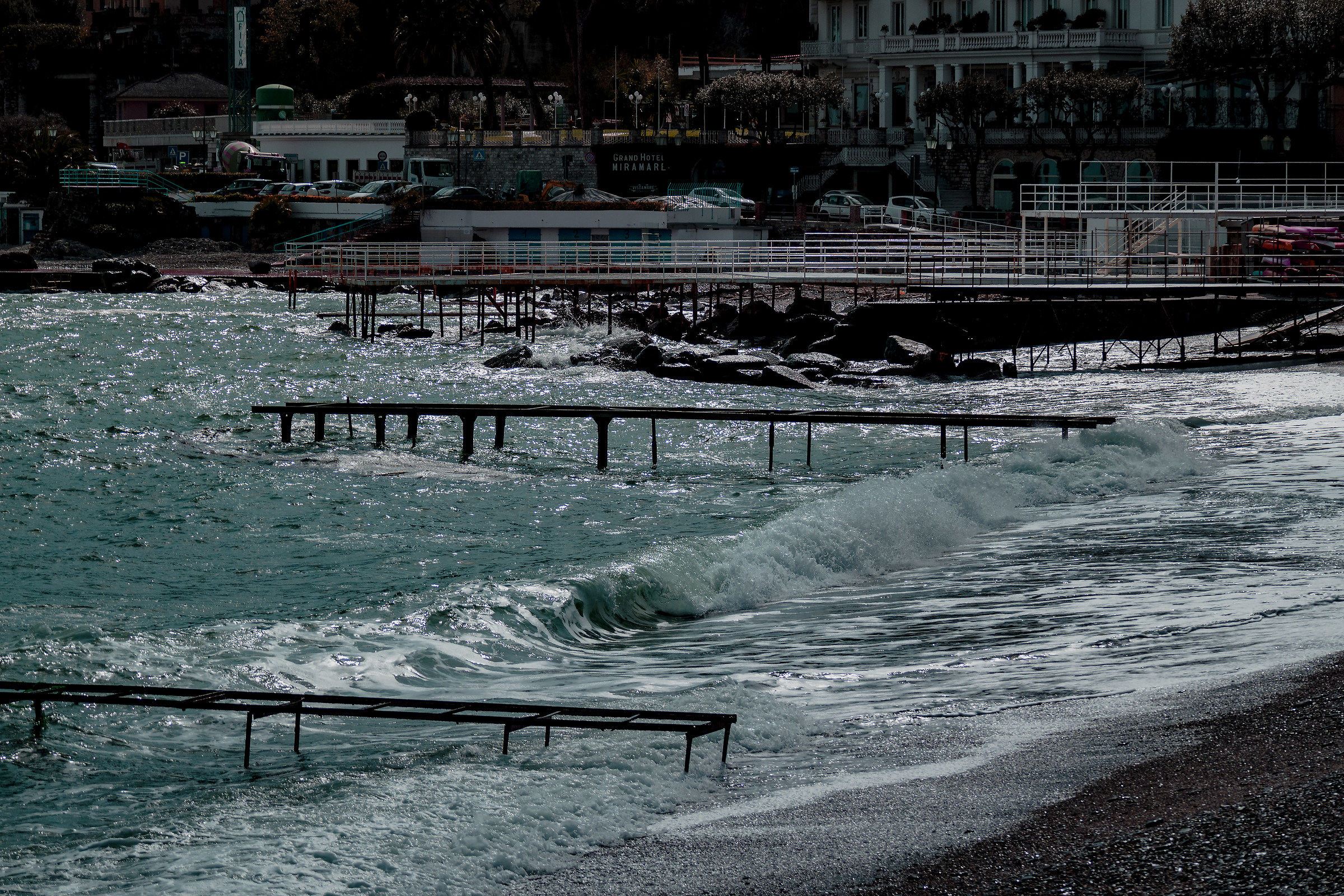 In attesa dei bagnanti