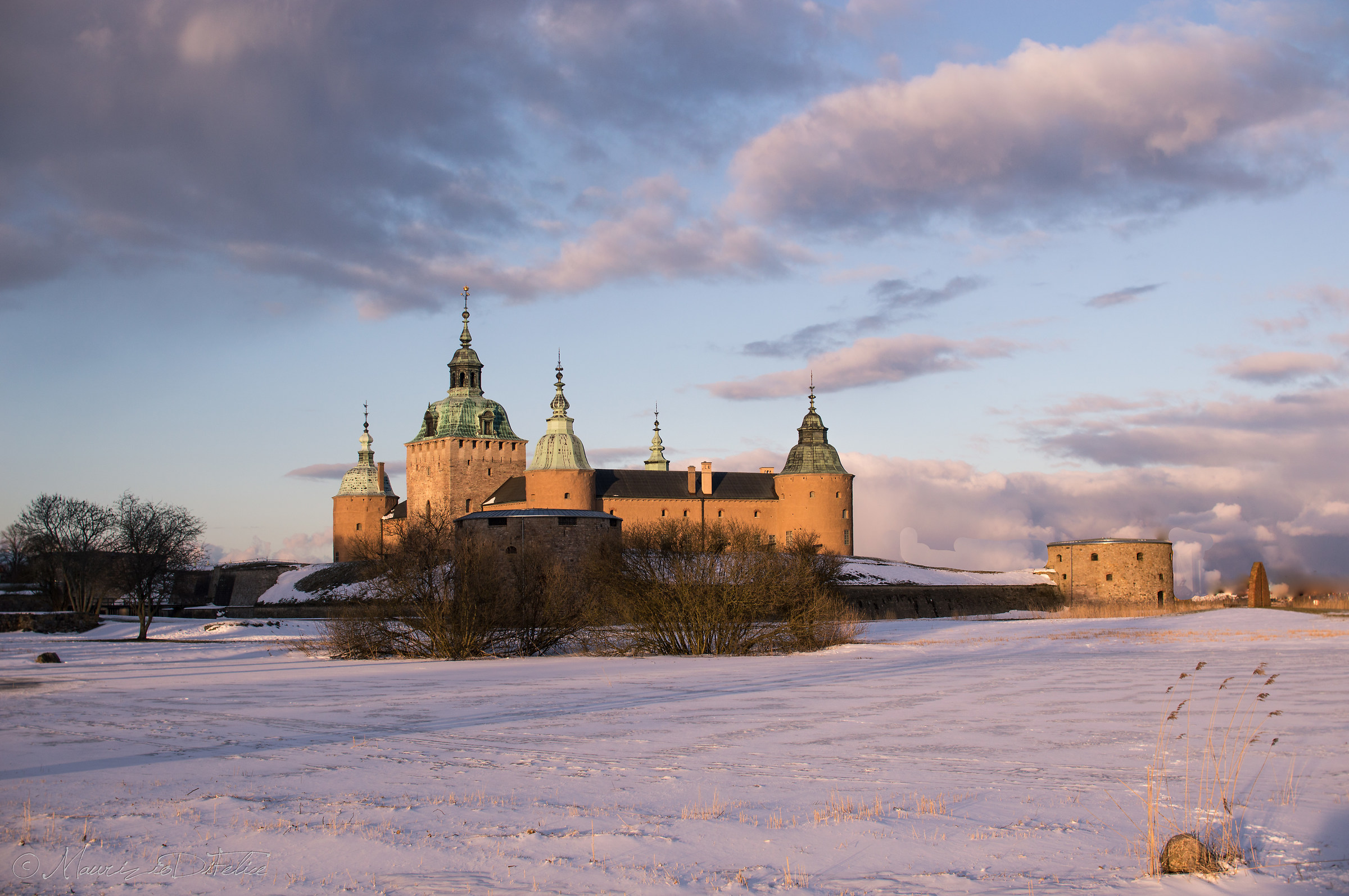 Kalmar Slott in winter version