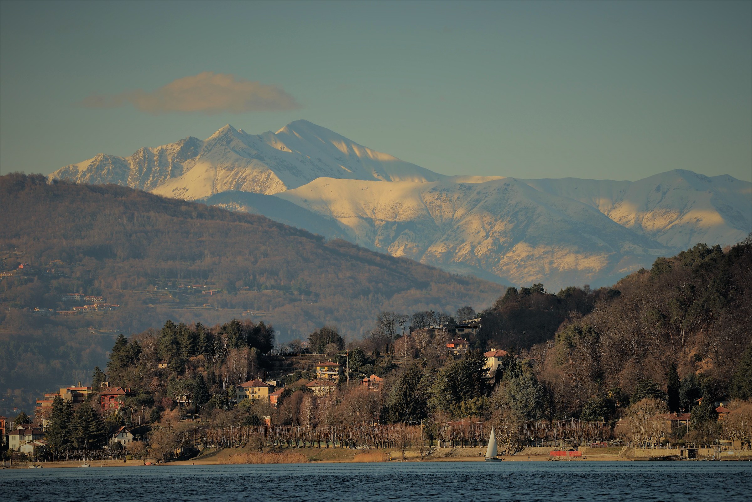 from Arona the Lombard side between Angera and Ranco