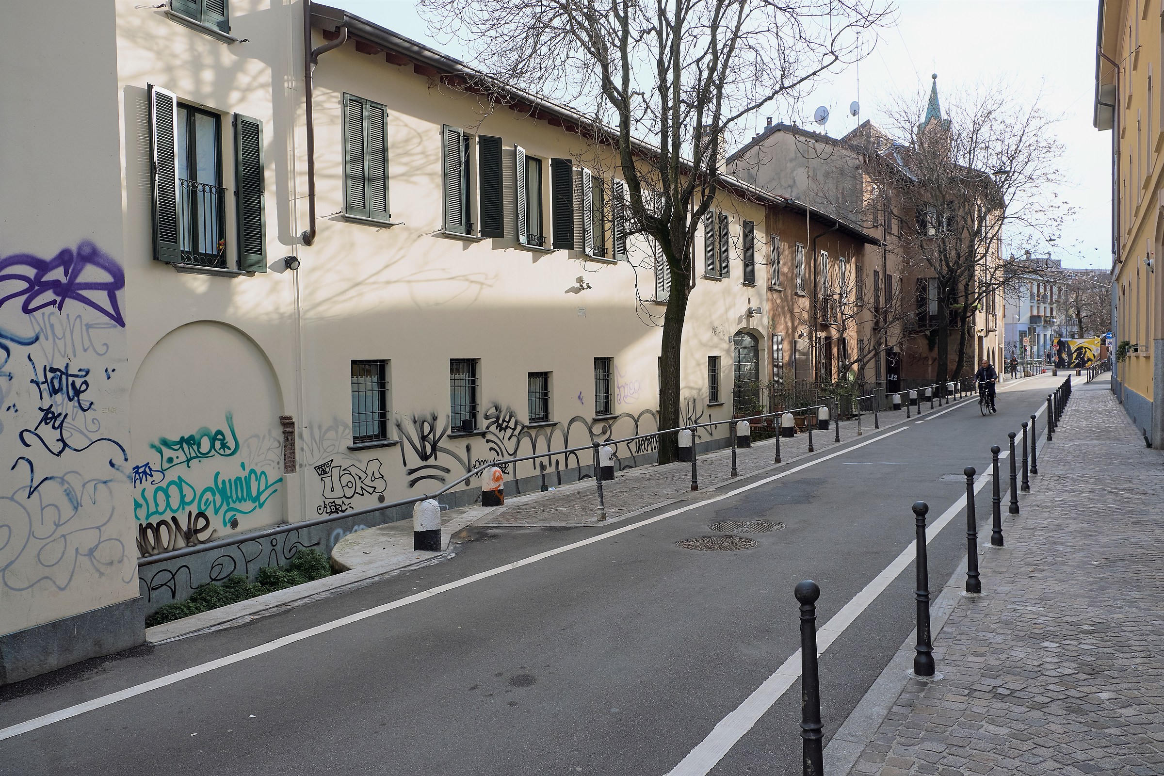 Old Milan that disappears