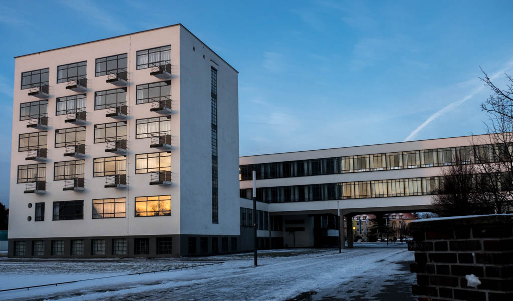 Bauhaus all'alba