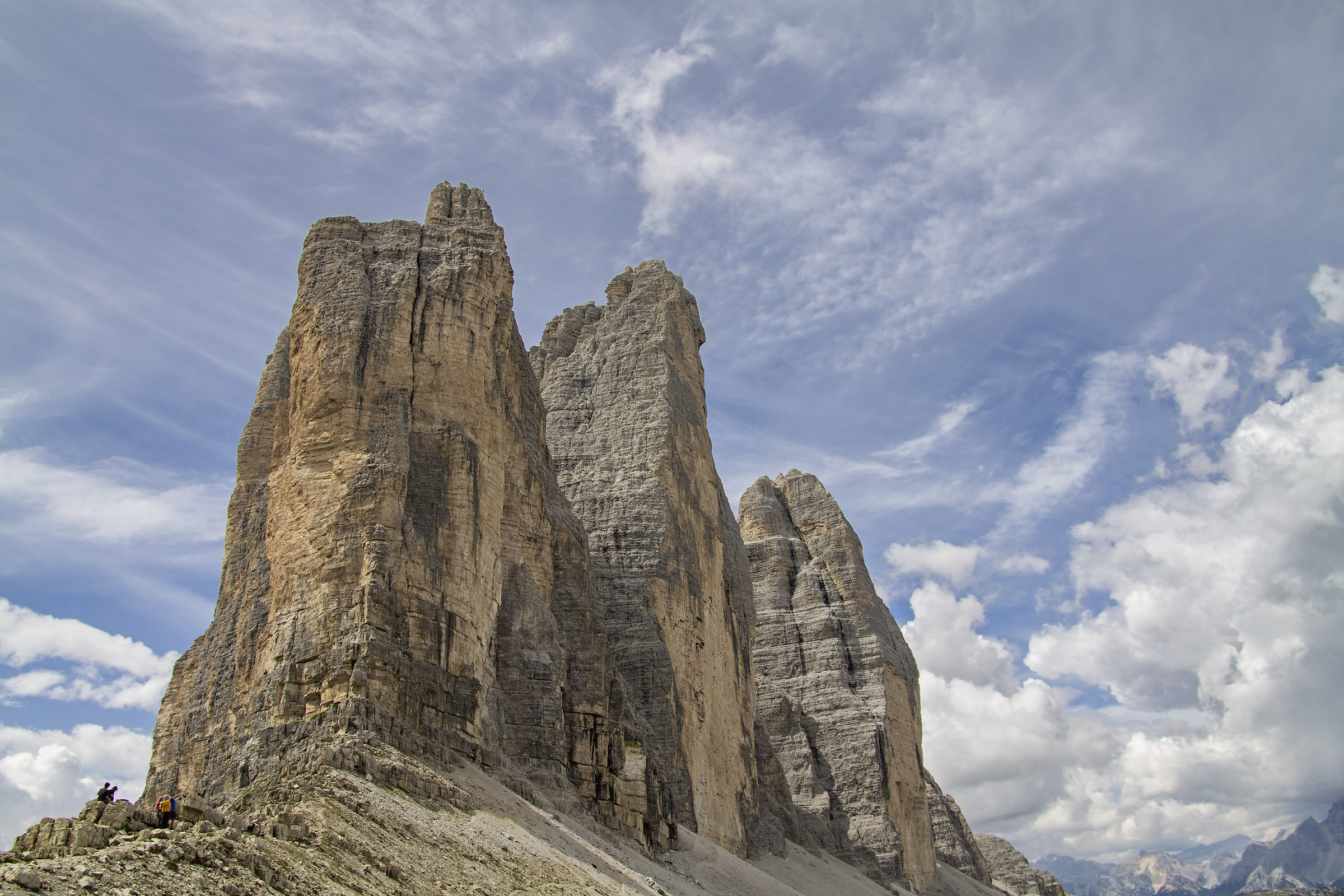 Nuvole sulle Tre cime
