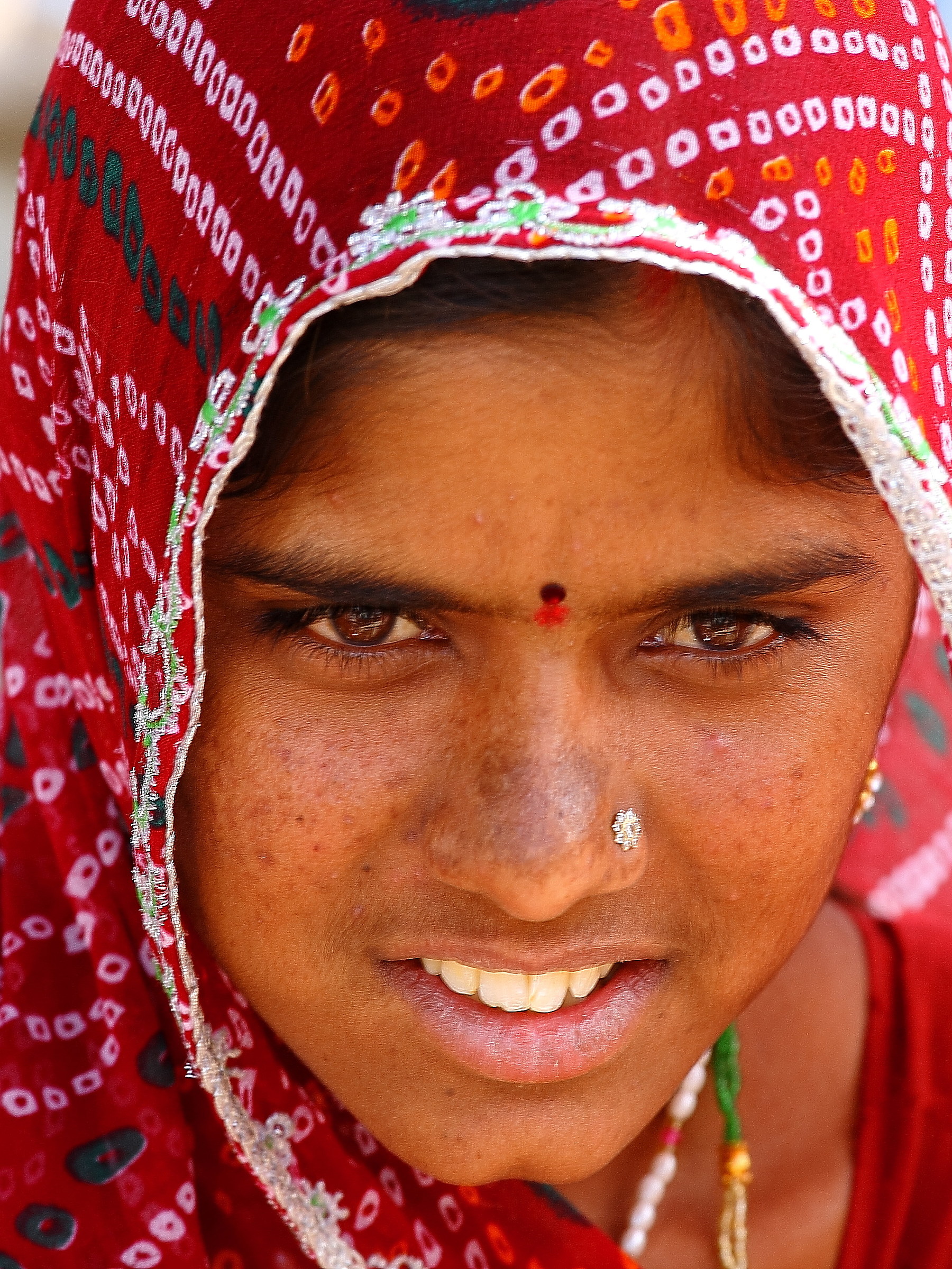 Rajasthan, Ragazza con costume tradizionale