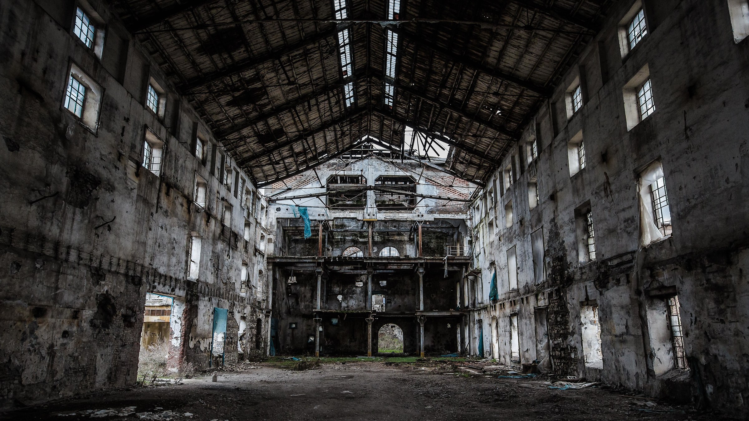abandoned sugar mill