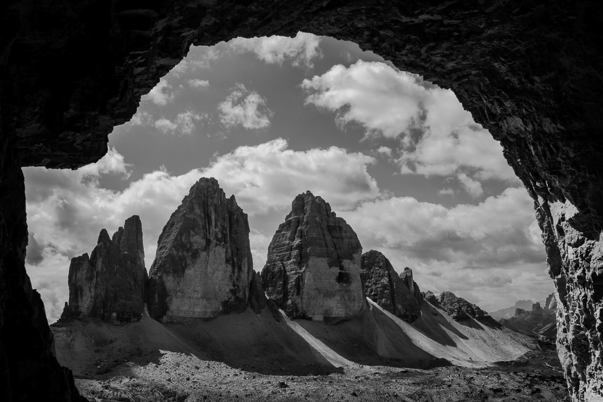 Tre cime e due colori ...