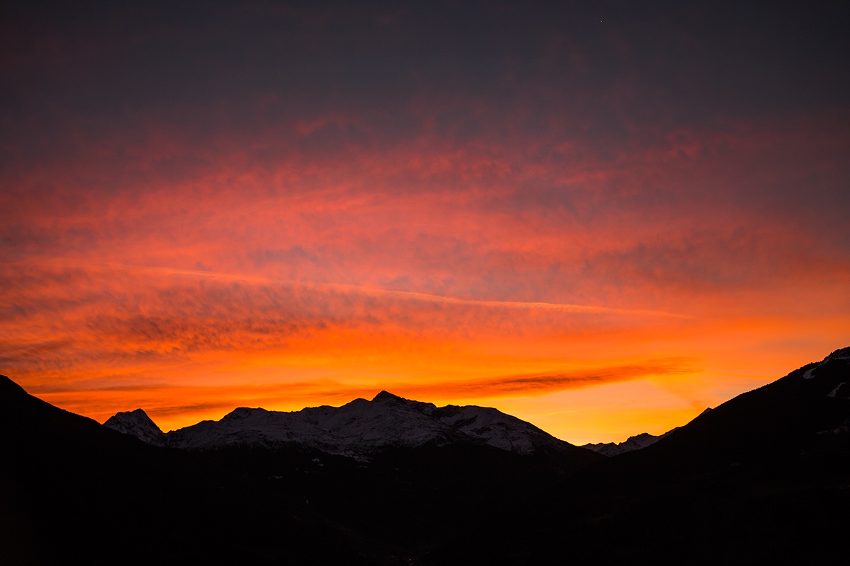 Sunrise on the Great Zebrù