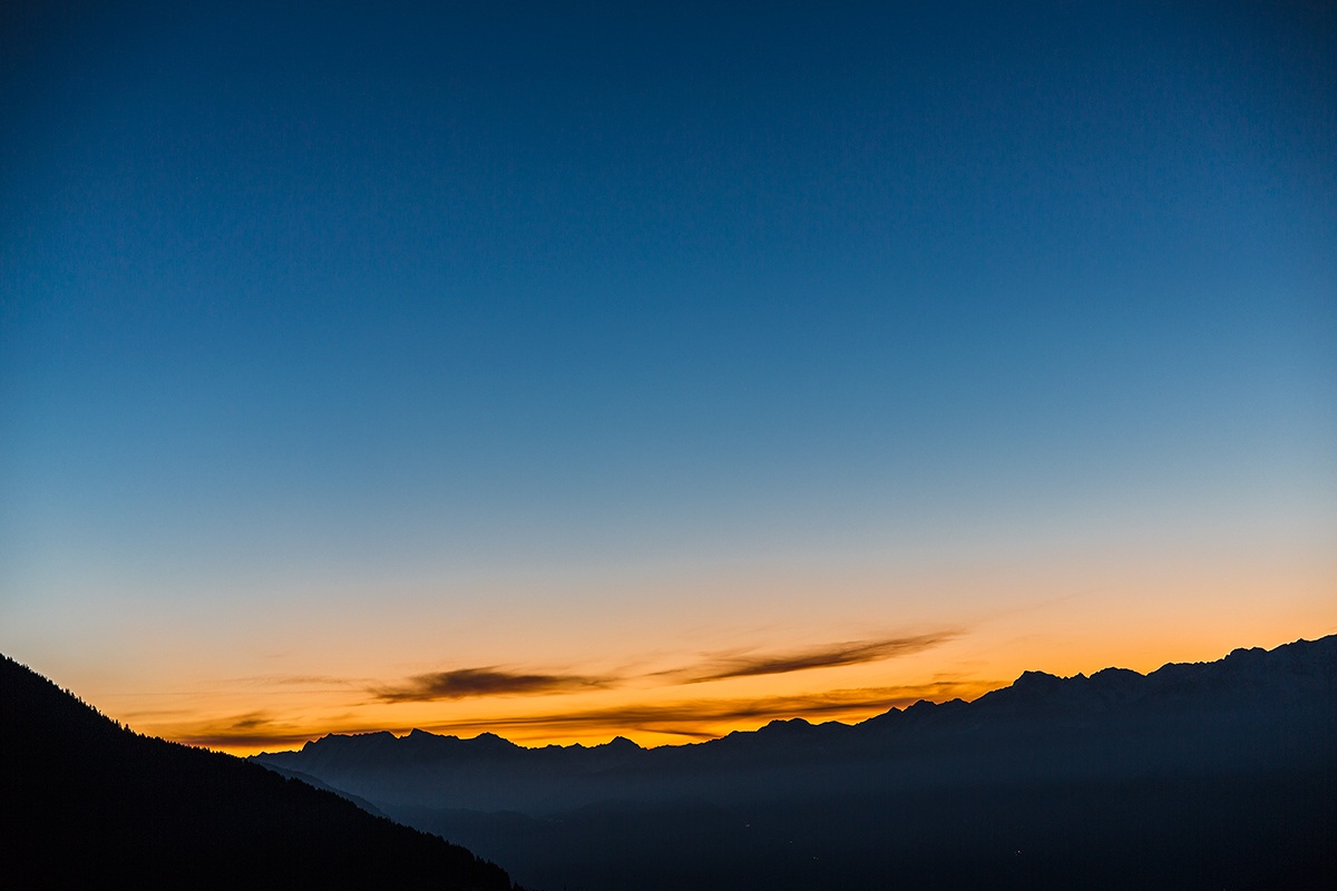 Sunrise on the Adamello