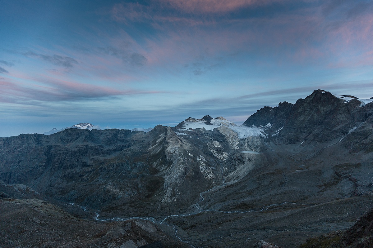 Alba sul ghiacciaio