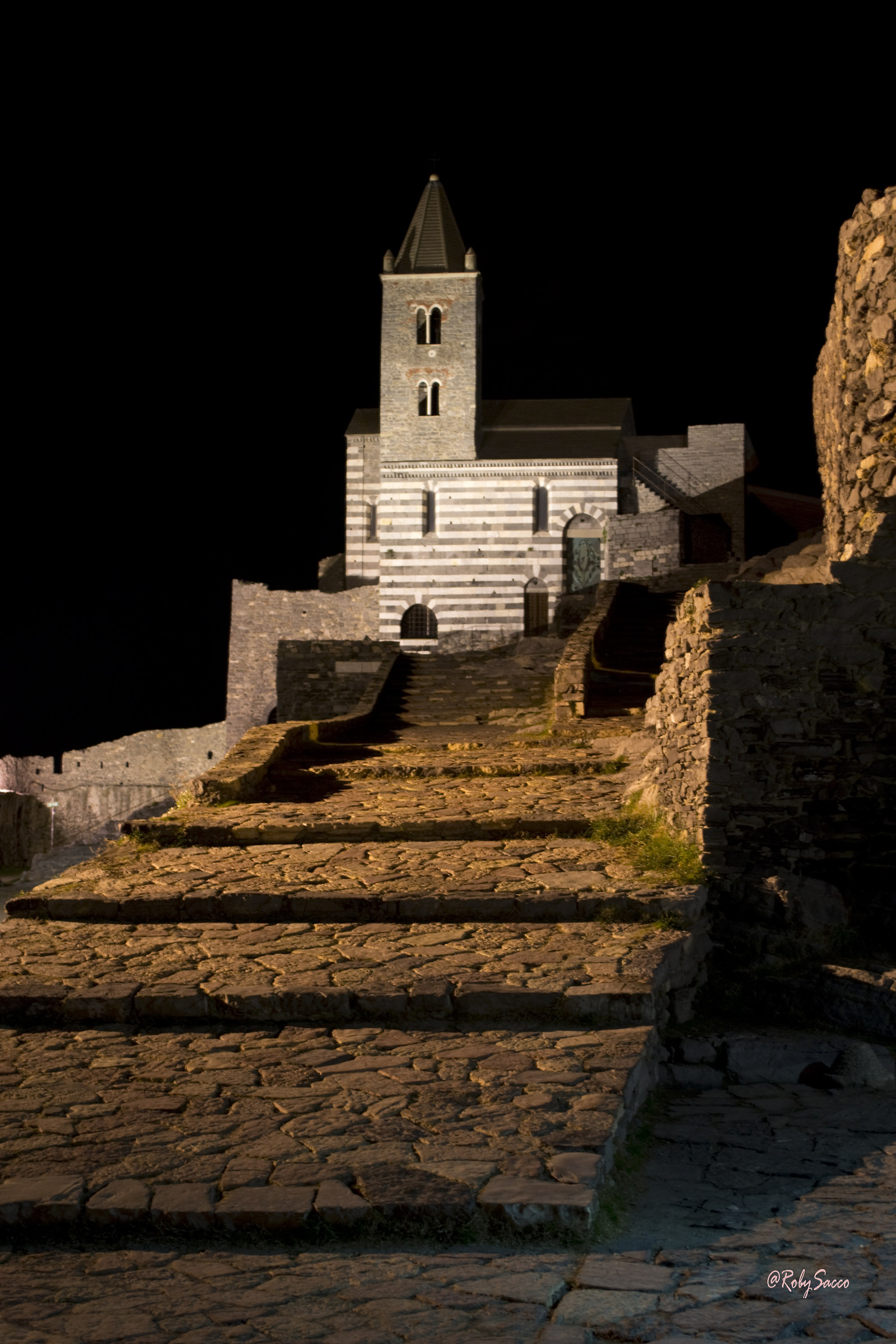 St. Peter's at night