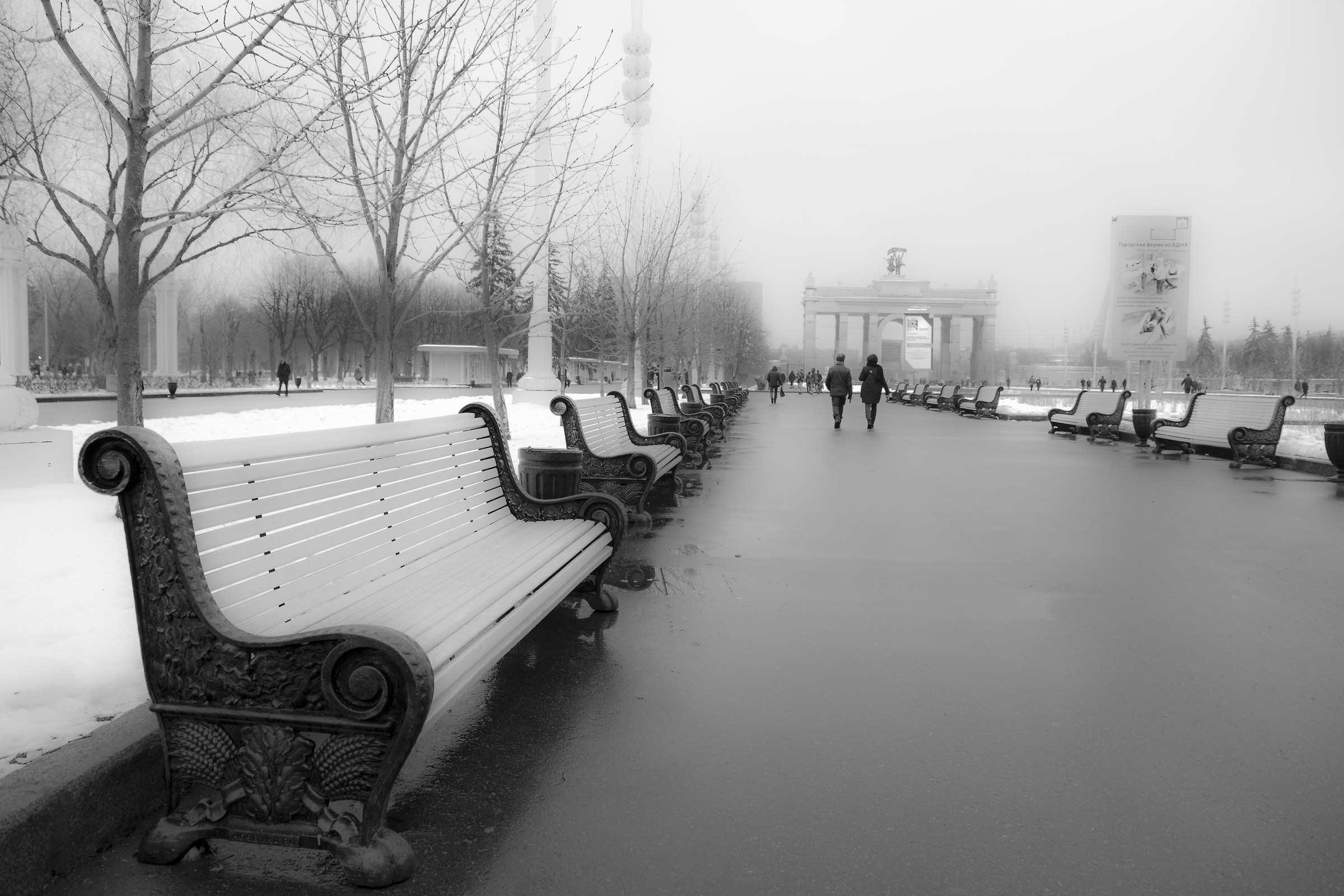 verso il monumento a Lenin