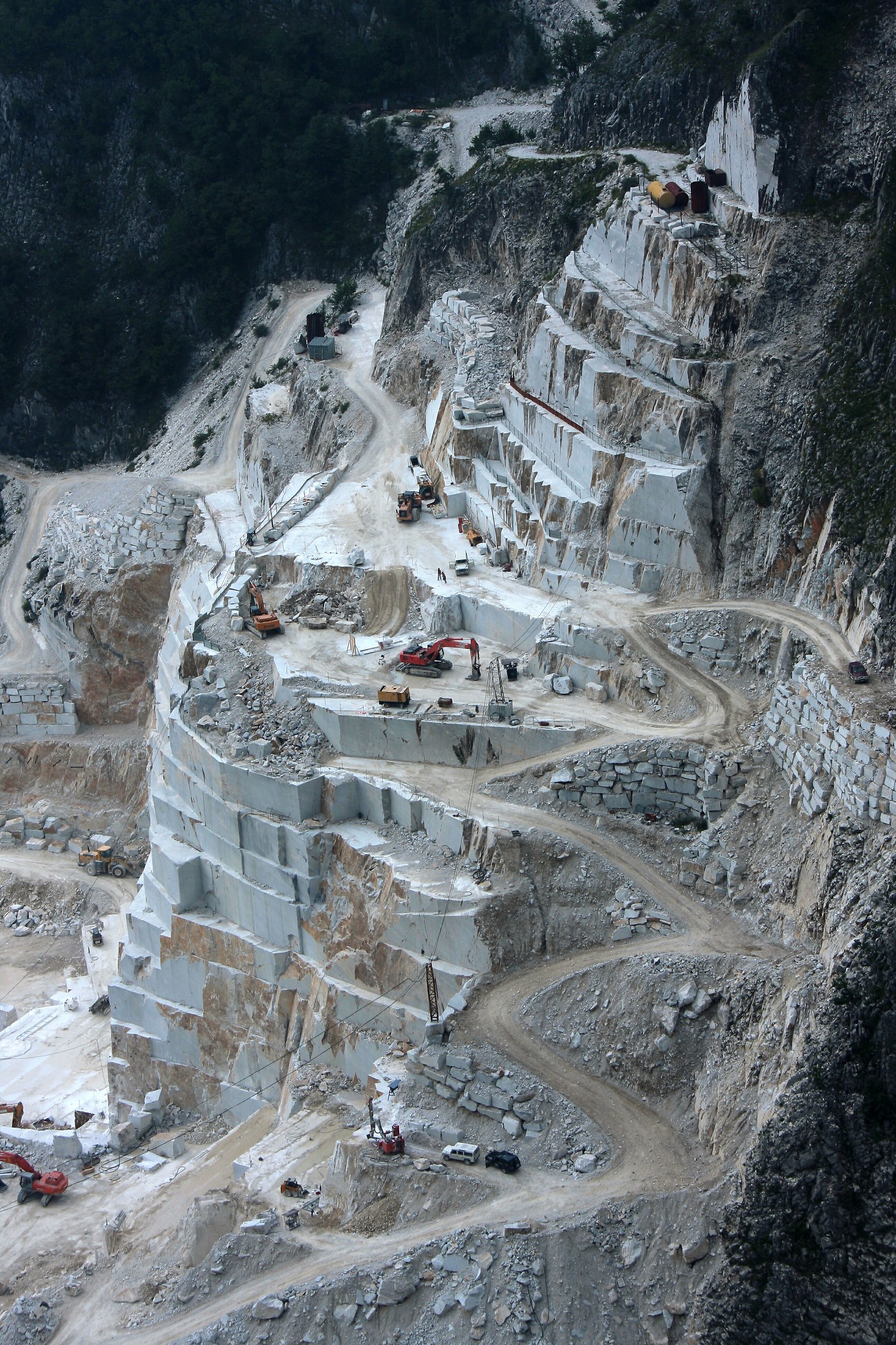 Attack on the side of the mountain