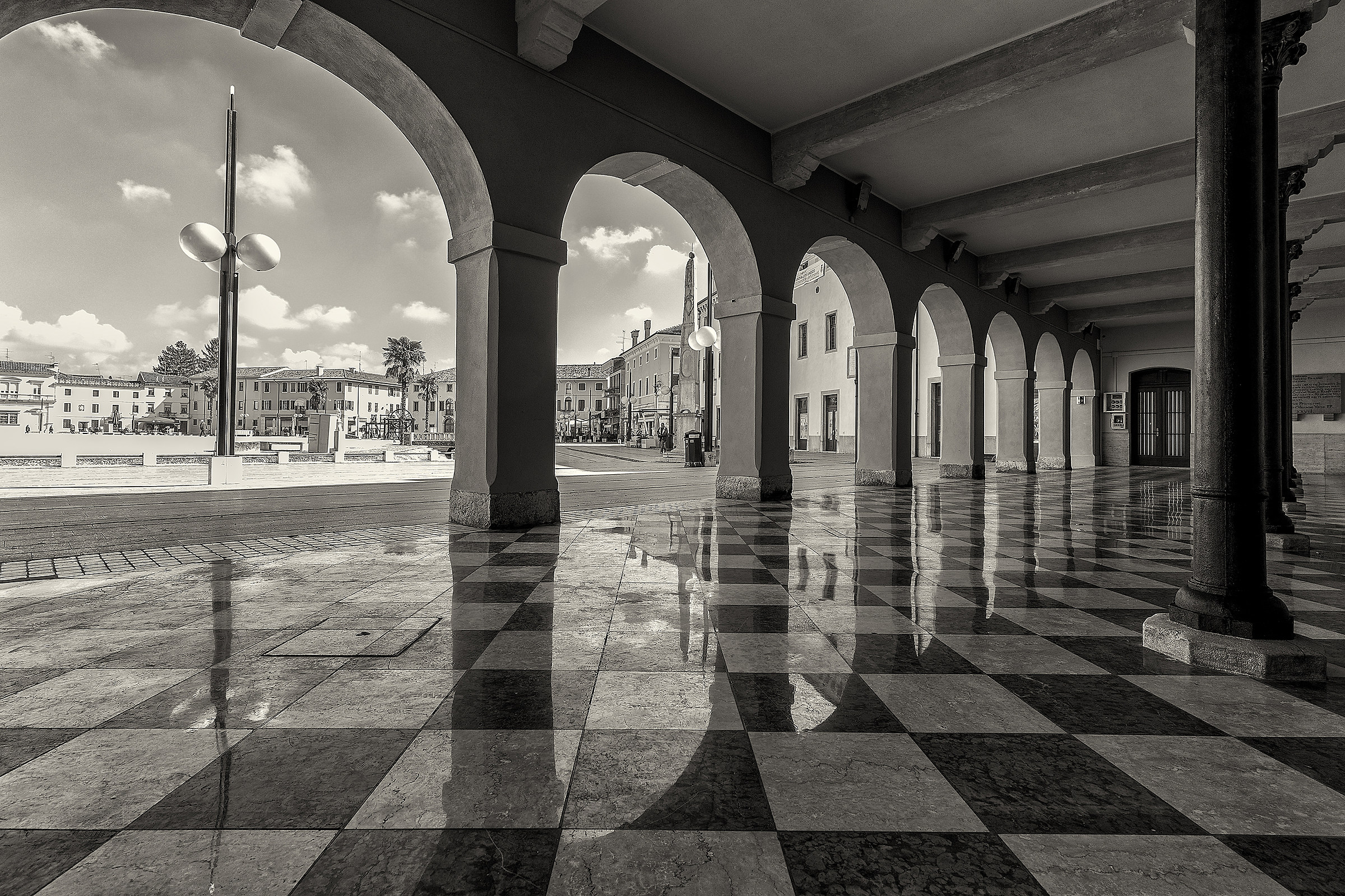 Portico of Piazza Grande