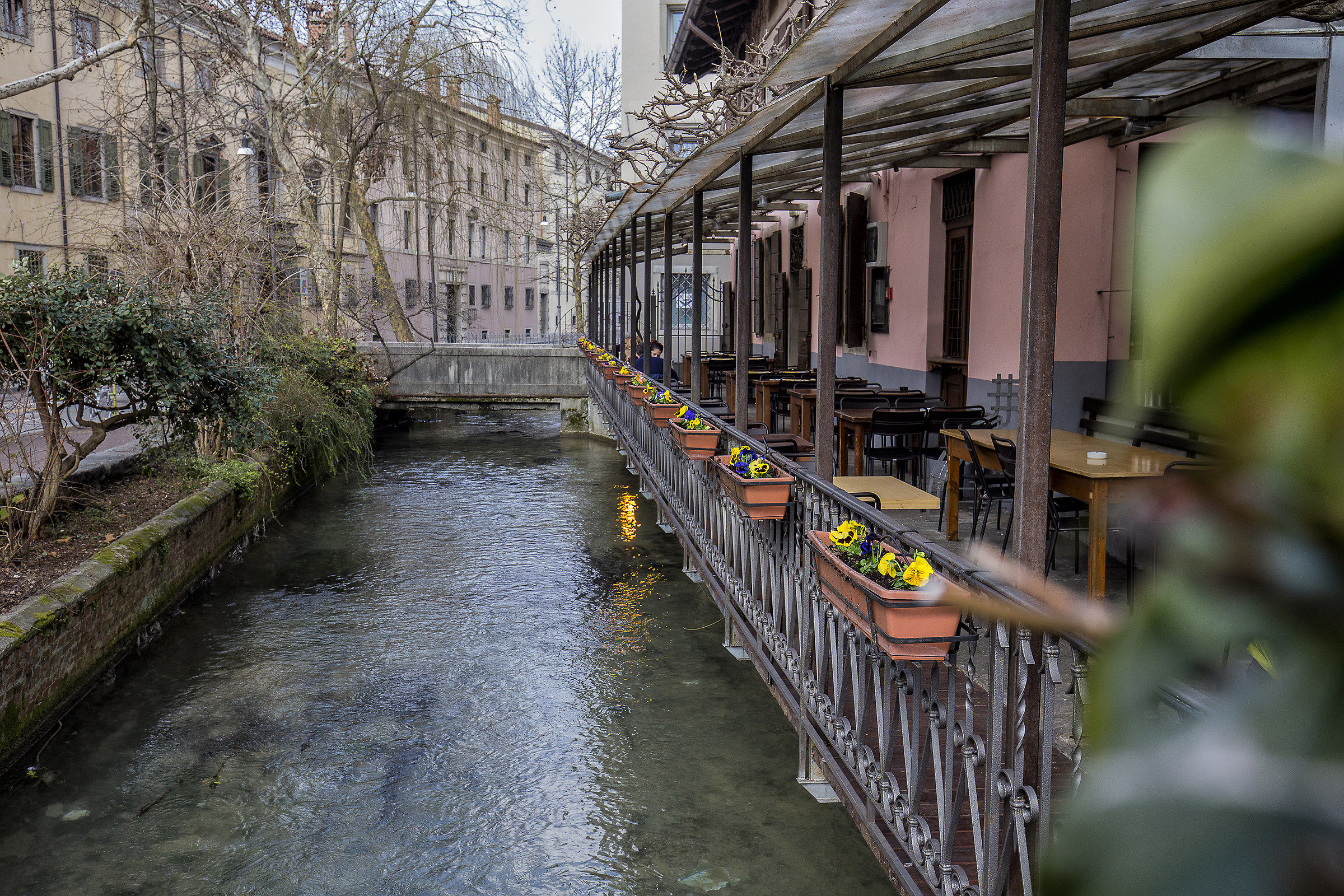 Udine - Terrace on the canal