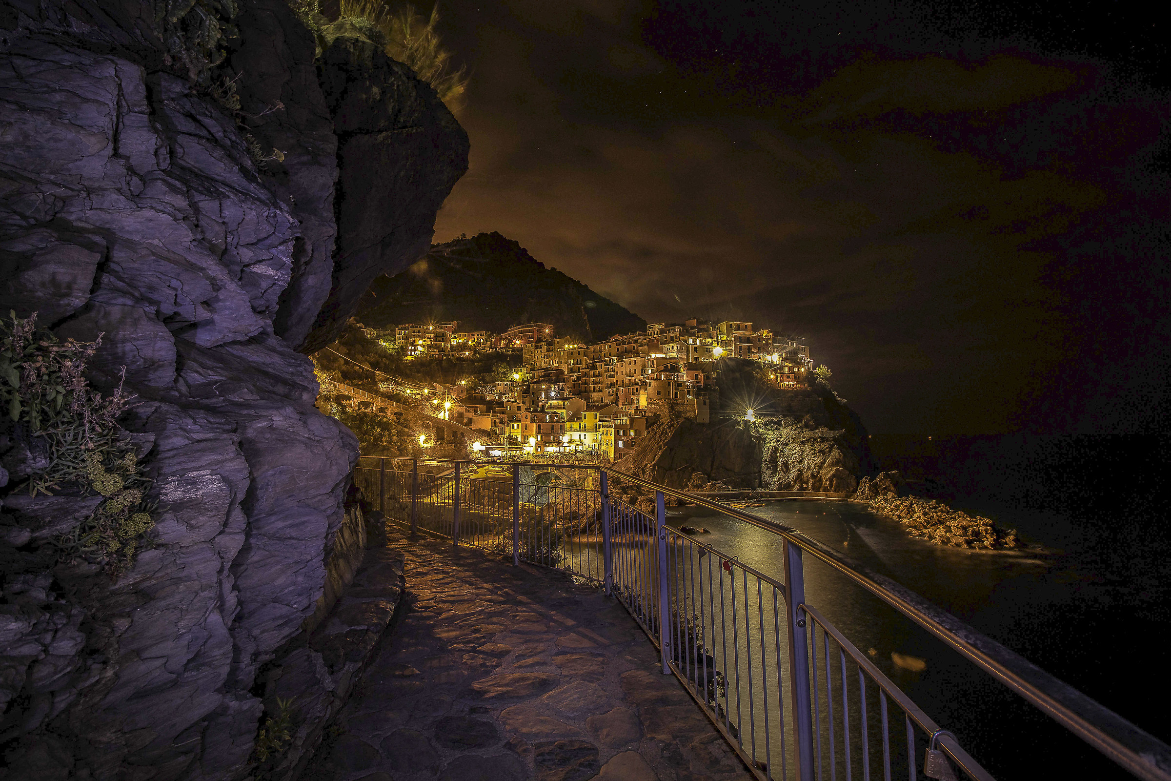 Manarola by night