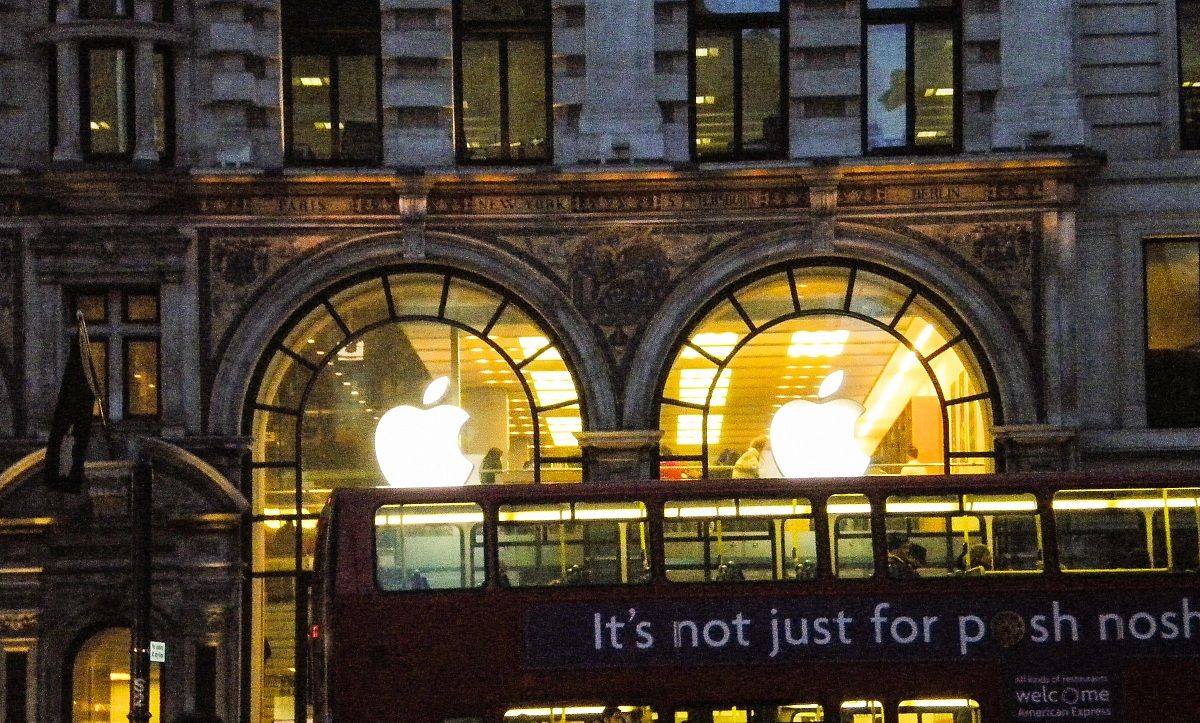 Apple store in Regent Street