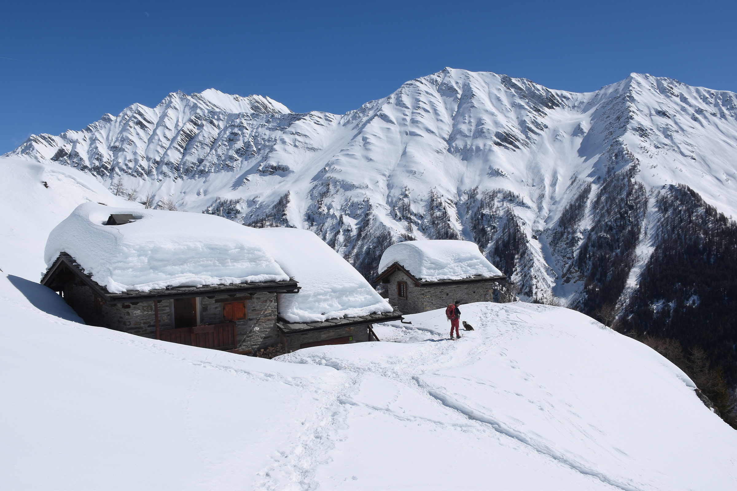 The snow as it once was ...