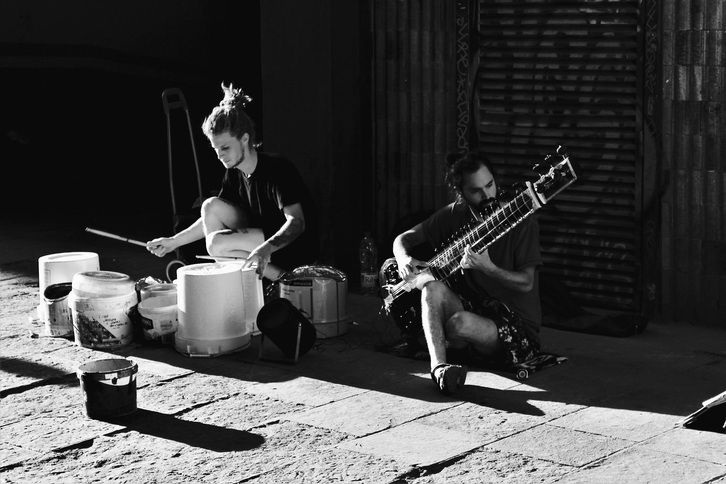 Street musicians (Barcelona)